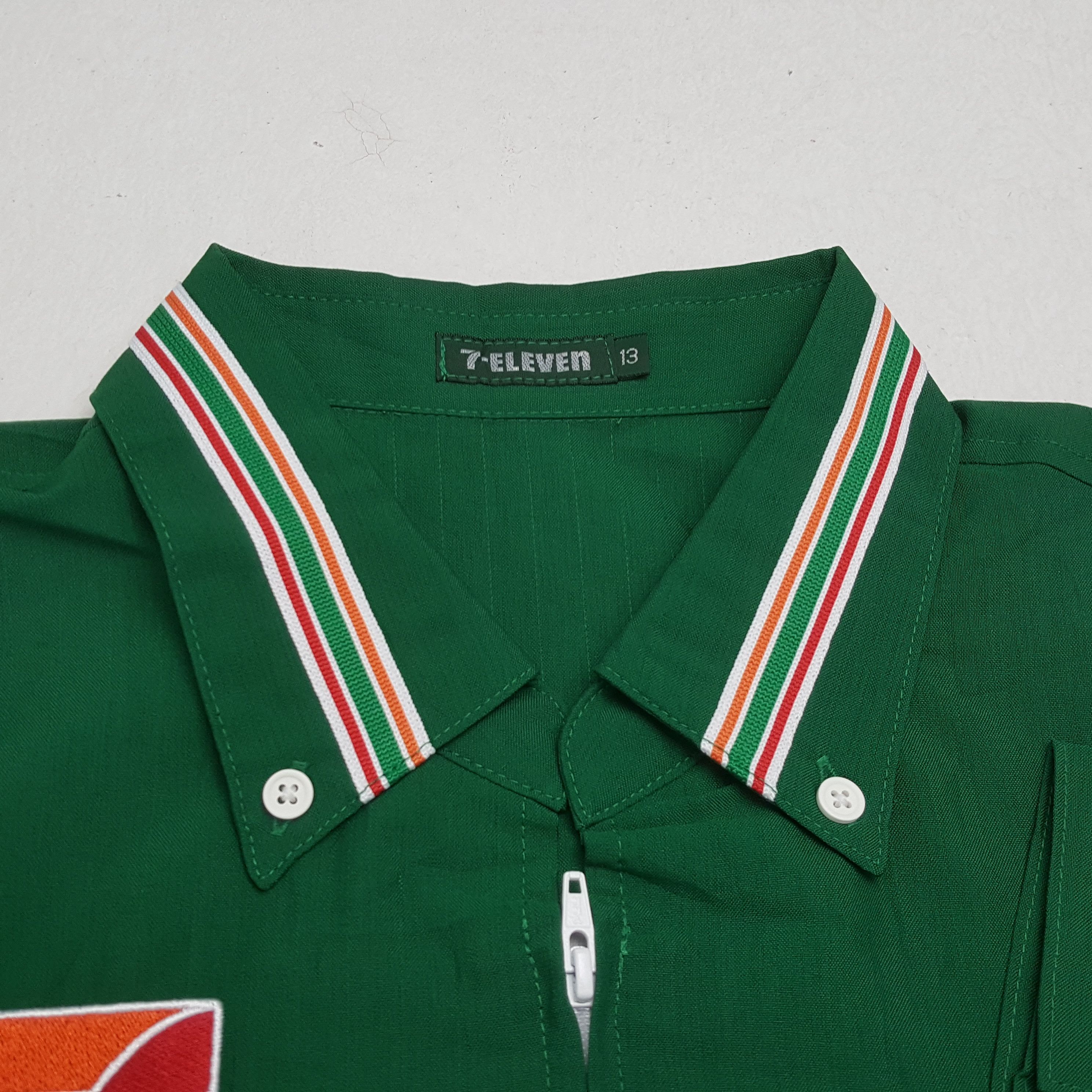 Japanese Brand × Vintage Vintage 7-ELEVEn Japanese Workers Uniform Shirt Jacket Size US M / EU 48-50 / 2 - 10 Thumbnail