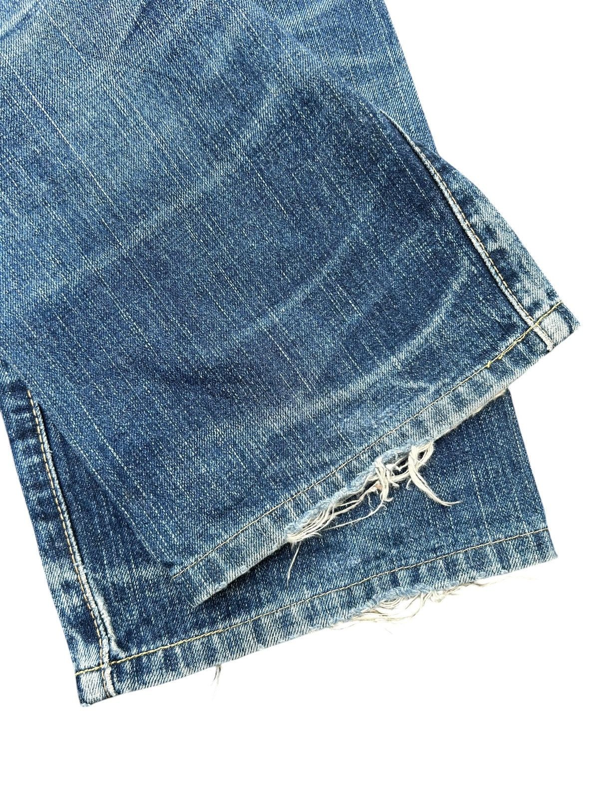 Kapital Edwin Selvedge Distressed Buckle Back Denim Made Japan Size US 32 / EU 48 - 16 Thumbnail