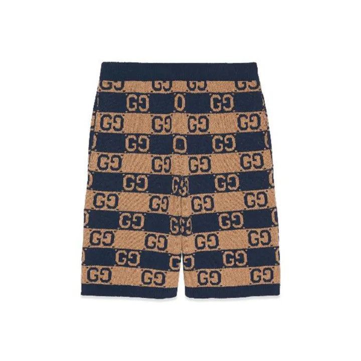 Gucci Gucci FW23 Colorful Jacquard Casual Shorts -2506
