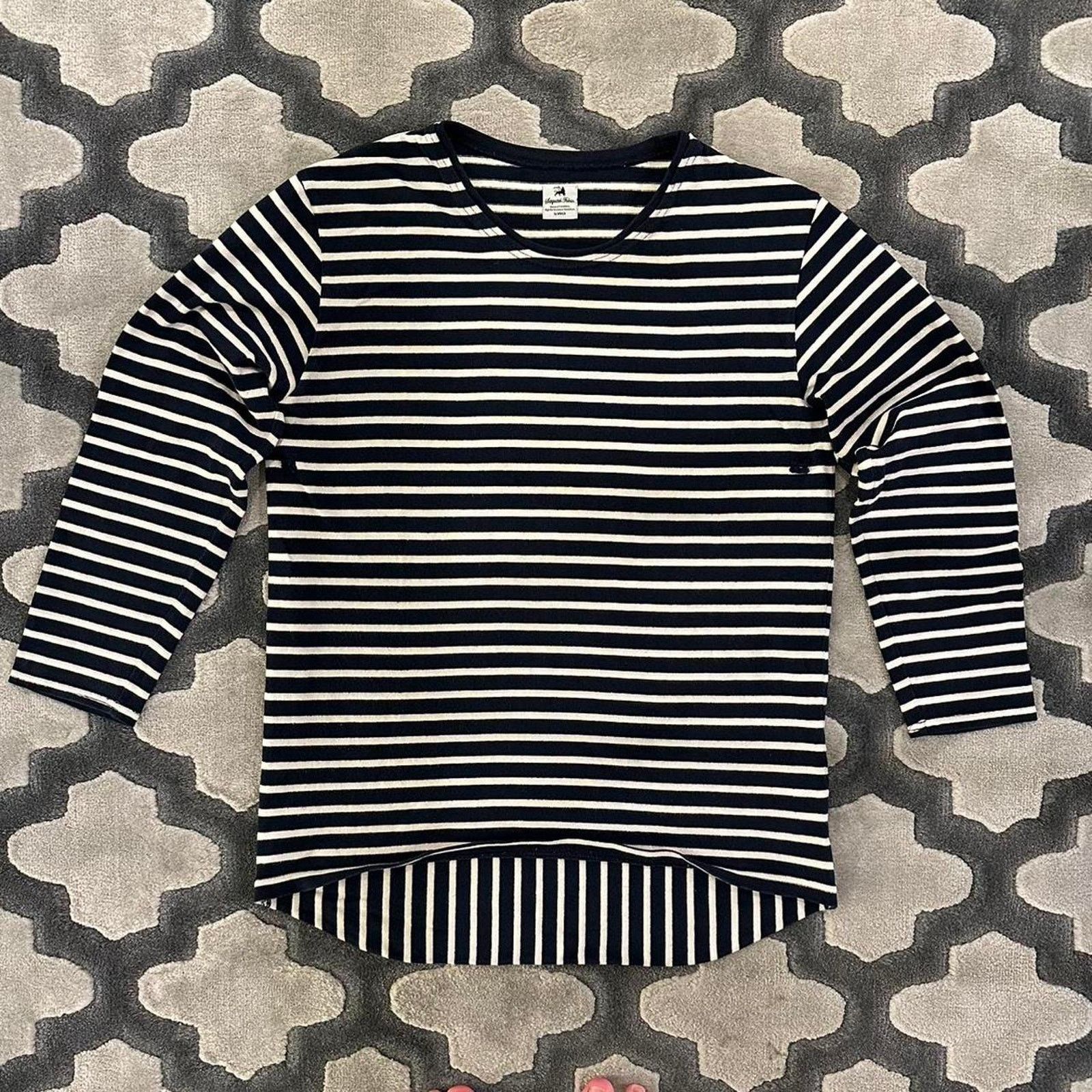 Sasquatchfabrix Sasquatchfabrix striped long sleeve whitenavy Size US S / EU 44-46 / 1 - 2 Thumbnail