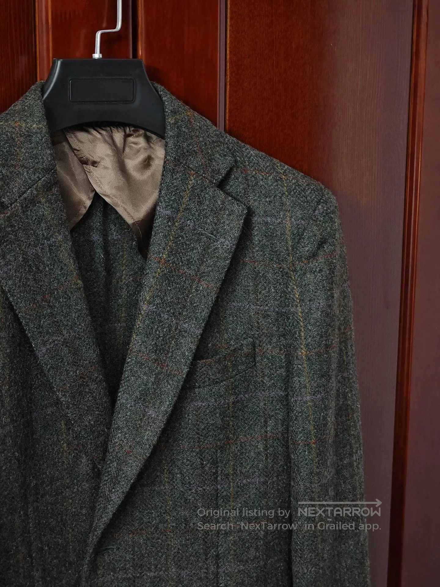 Abraham Moon & Sons Custom Moon Tweed Wool Blazer. Size US M / EU 48-50 / 2 - 2 Thumbnail