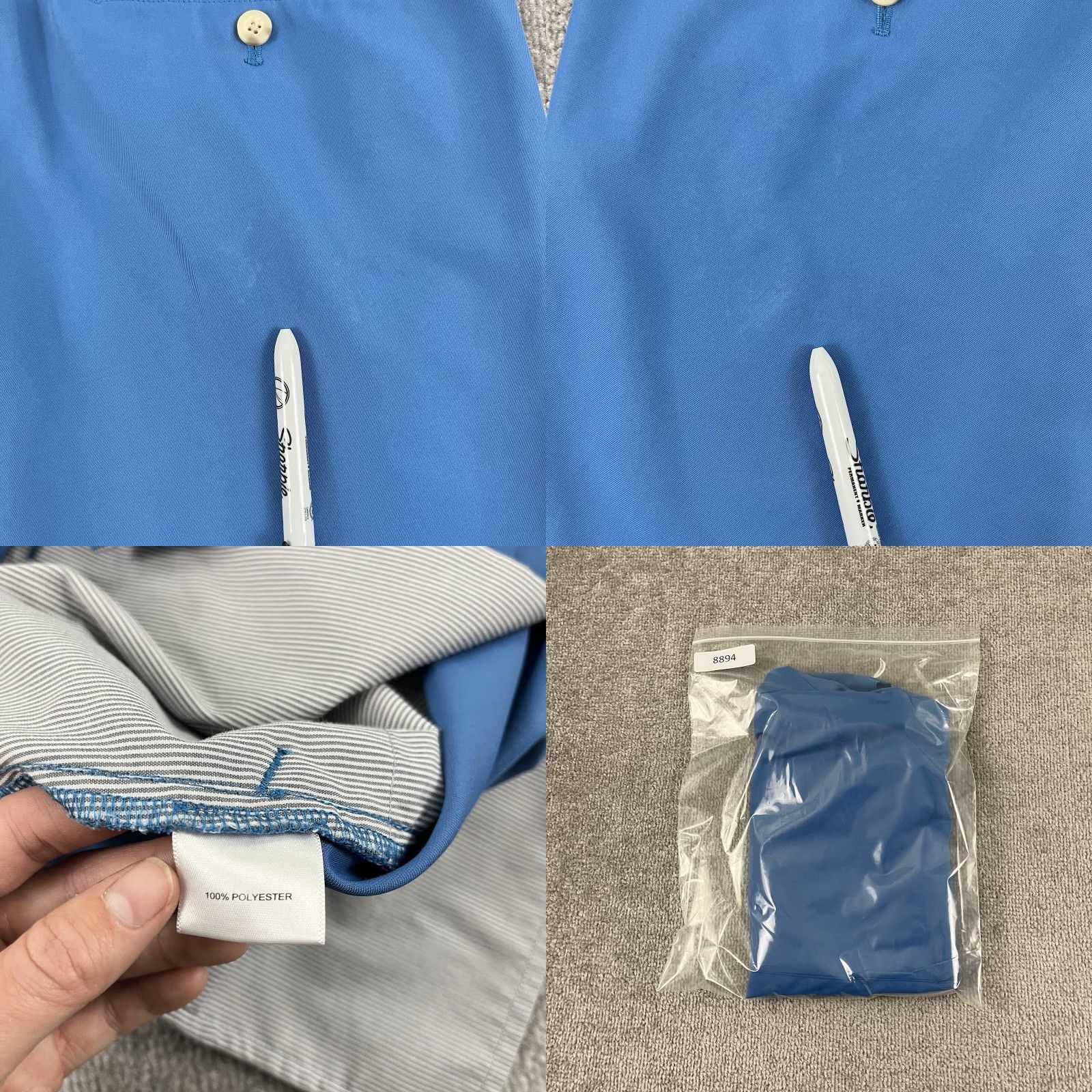 Peter Millar PETER MILLAR Shorts Mens 38 x 9" Blue Crown Sport Performance Golf Preppy Casual Size US 38 / EU 54 - 8 Thumbnail