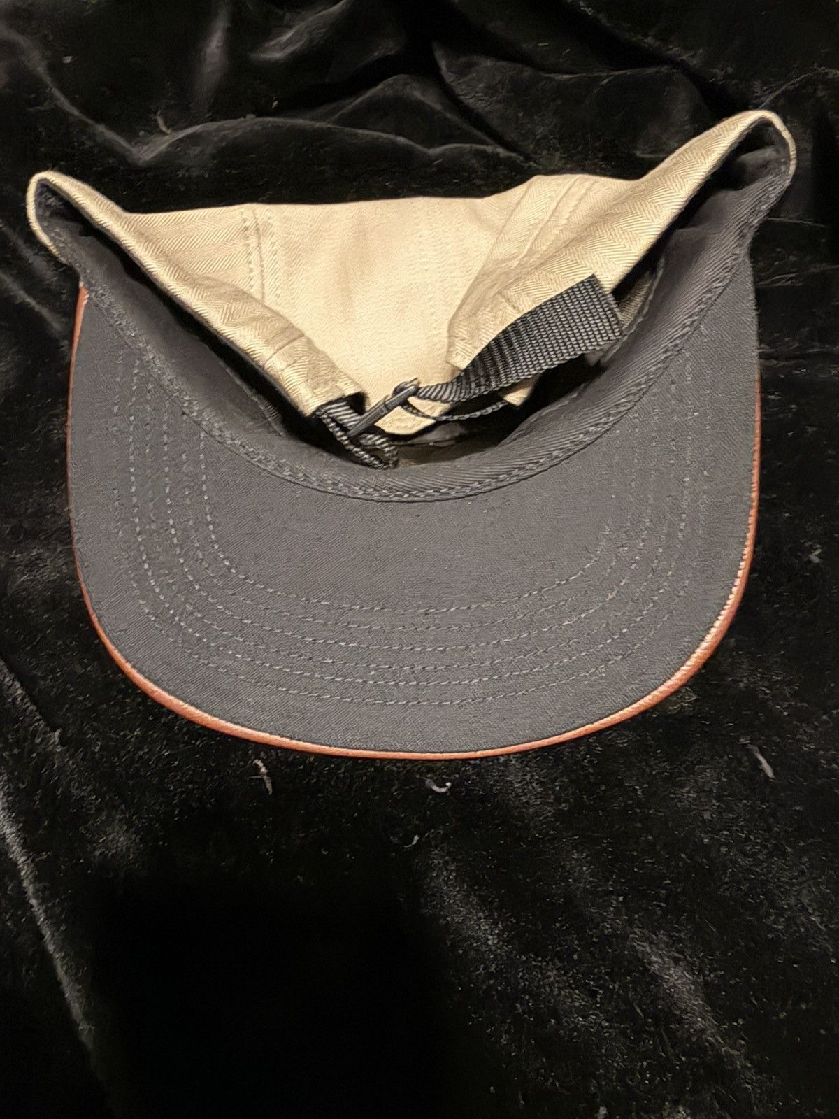 Supreme SUPREME LEATHER VISOR BOX LOGO HAT 5 6 PANEL TAN/BROWN Size ONE SIZE - 2 Thumbnail
