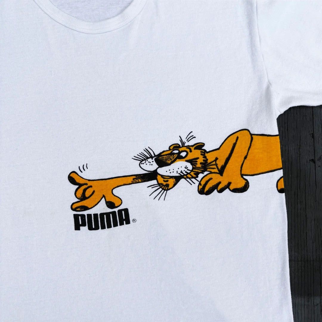 Puma Puma 1970 70s Vintage Graphic Logo Soccer Rare T-Shirt Size US S / EU 44-46 / 1 - 2 Thumbnail