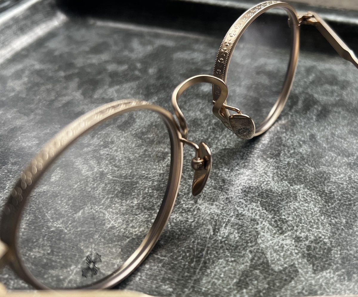 Chrome Hearts Chrome Hearts THICK GOLD PLATED GLASSES Size ONE SIZE - 10 Thumbnail