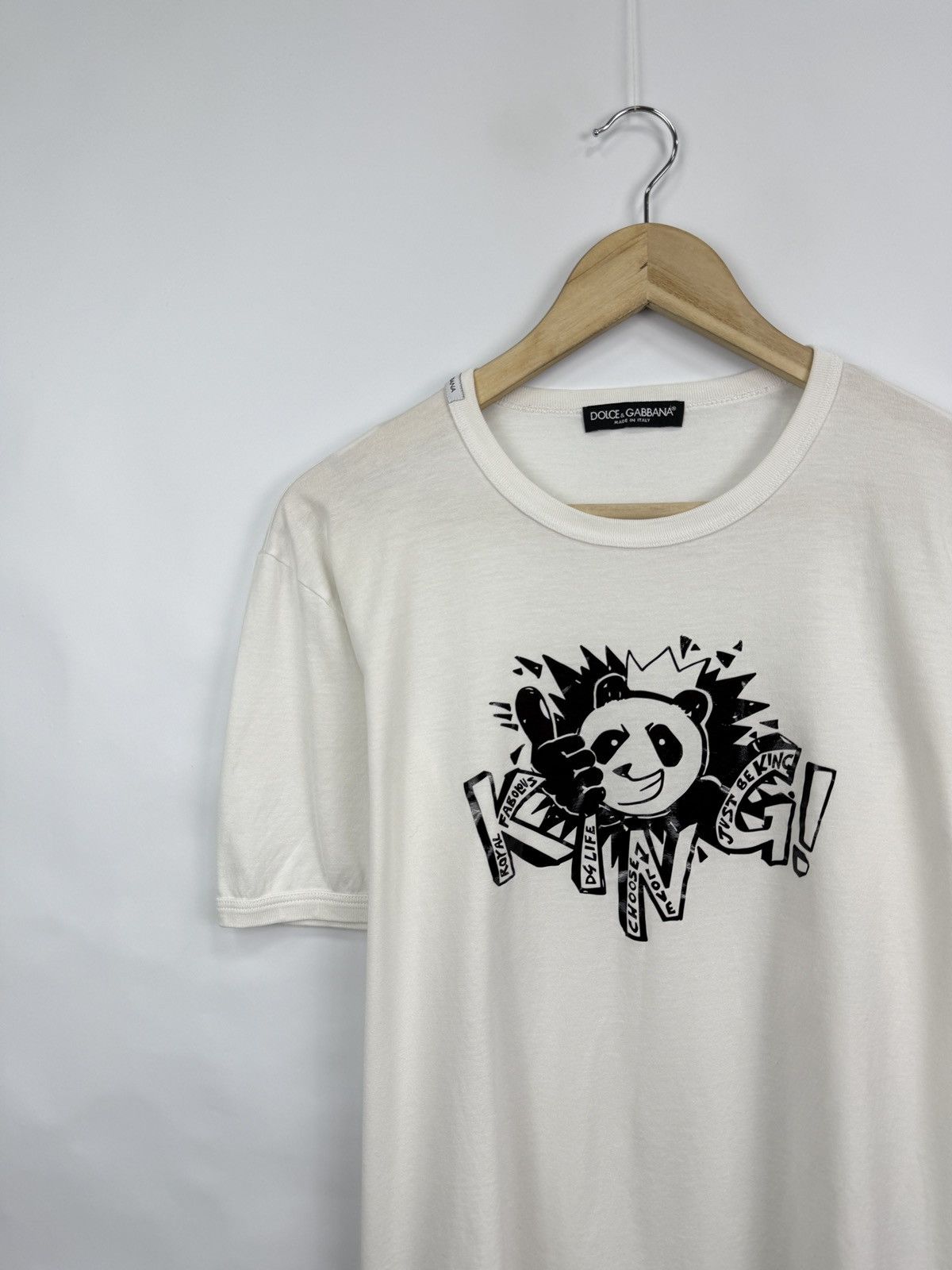 Dolce & Gabbana 🇮🇹 Y2K Dolce Gabbana King Panda T-Shirt Rare Retro Hype Size US M / EU 48-50 / 2 - 2 Thumbnail