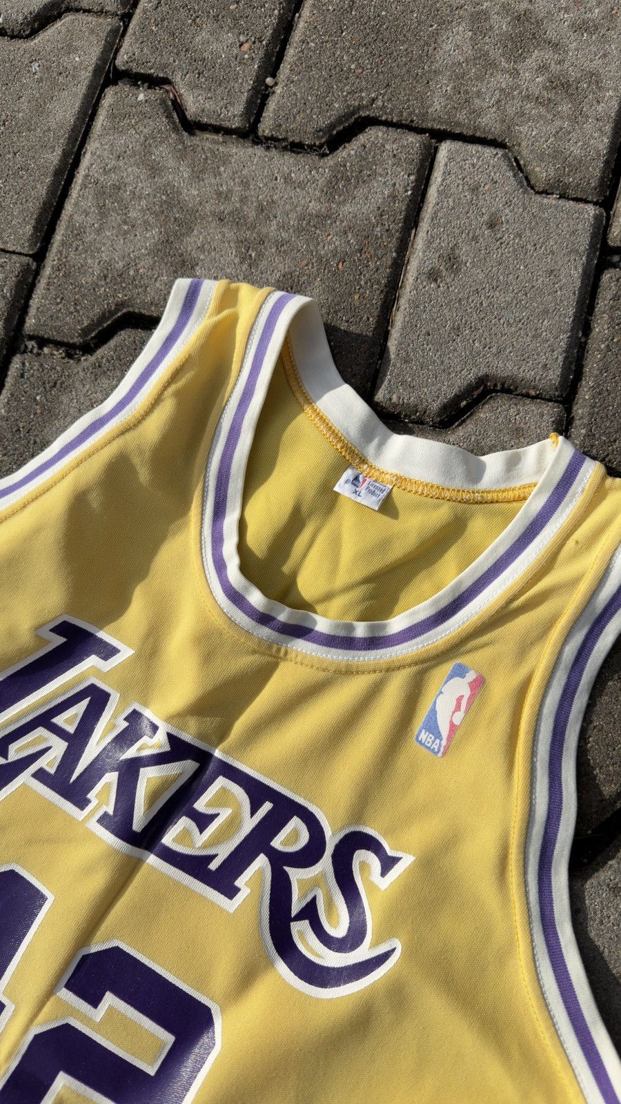 Vintage Jersey Lakers 80s Vintage Rare 42 Number James Worthy Size US XL / EU 56 / 4 - 3 Thumbnail