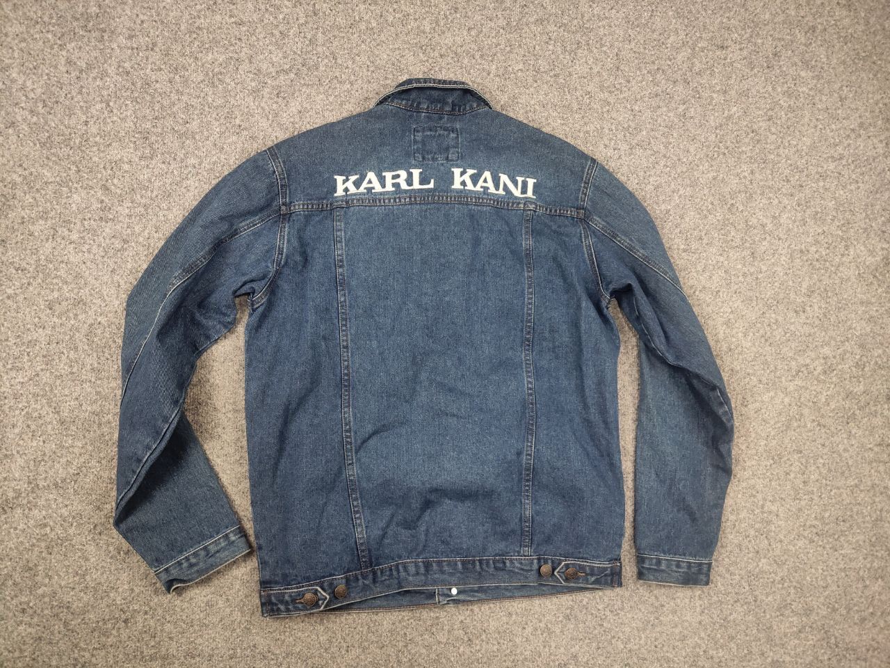 Karl Kani Karl Kani Vintage Logo BLue Button denim Jacket Y2K Style Size US M / EU 48-50 / 2 - 11 Thumbnail