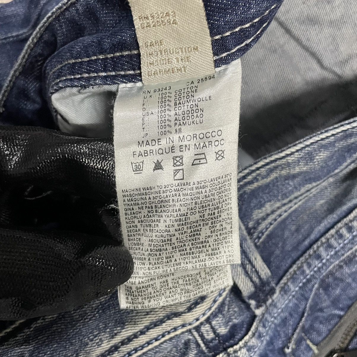 Diesel Diesel Industry Distressed Faded Straight Jeans Size US 31 - 12 Thumbnail