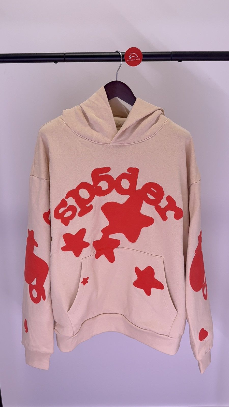 Sp5der Sp5der Creme Beluga Hoodie Size XL Size US XL / EU 56 / 4 - 1 Thumbnail