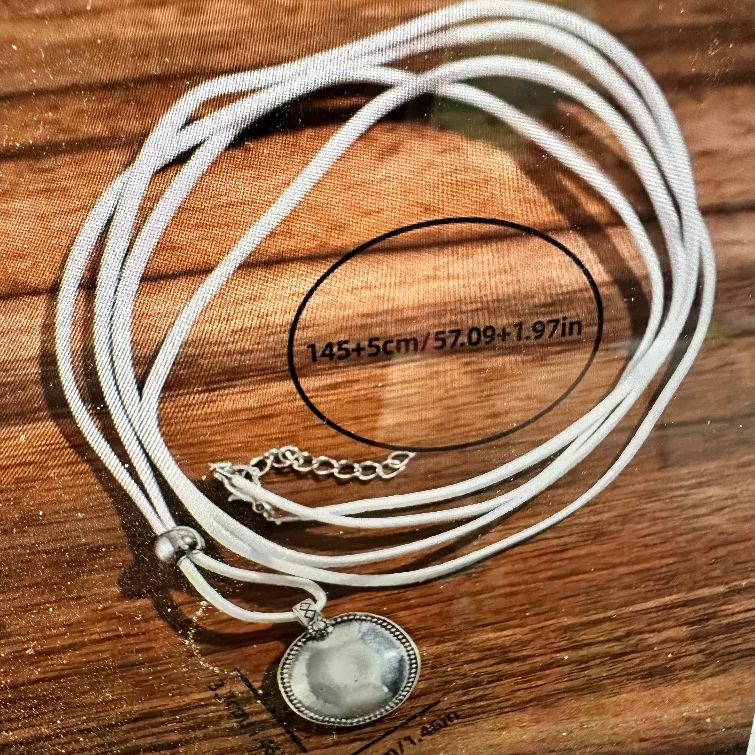 Other Boho Chic Leather Rope Double Choker Necklace with Gift Box Size ONE SIZE - 4 Thumbnail