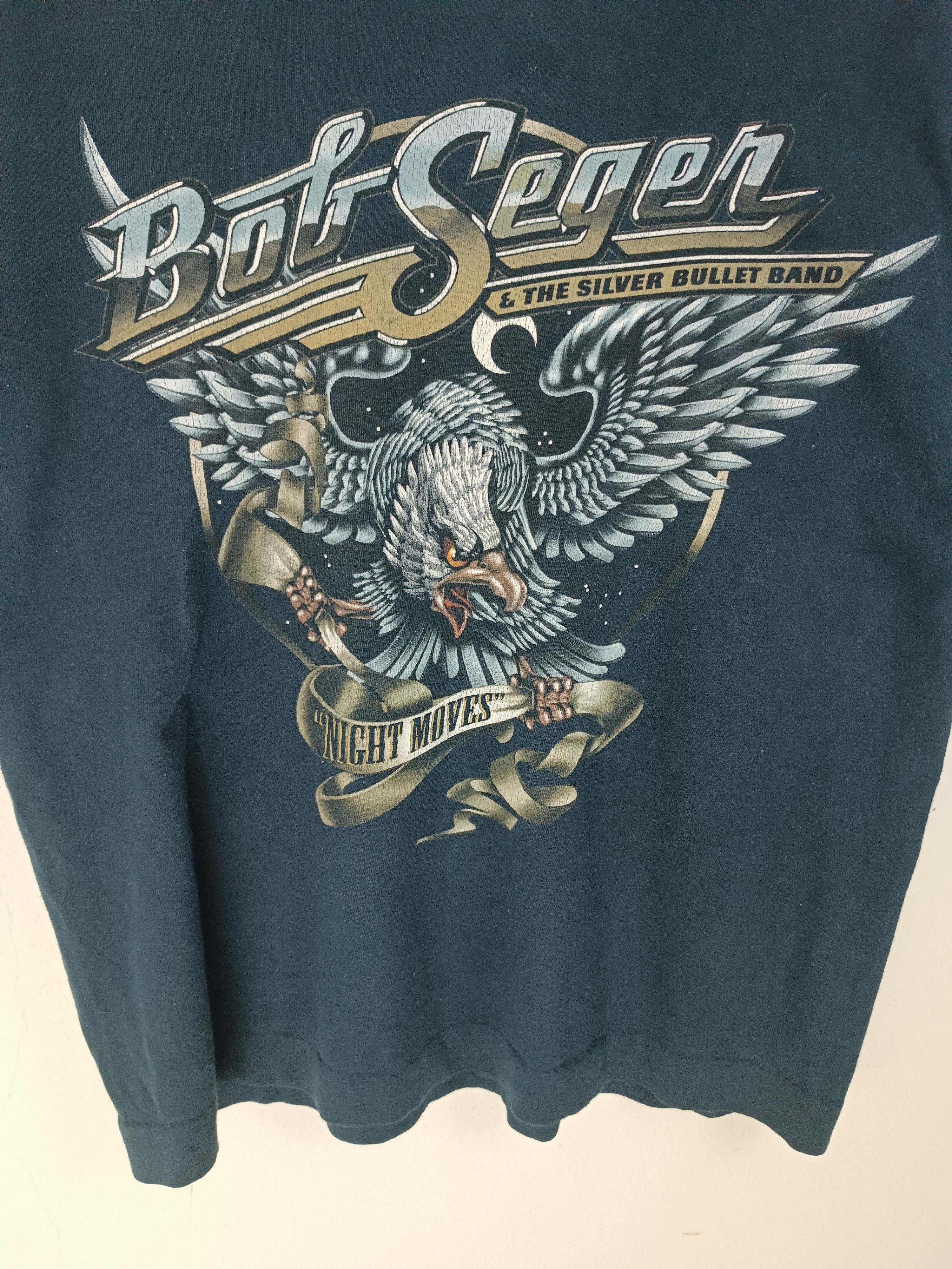 Band Tees VINTAGE '11 BOB SEGER AND THE SILVER BULLET TOUR CROP TEE Size US M / EU 48-50 / 2 - 6 Thumbnail