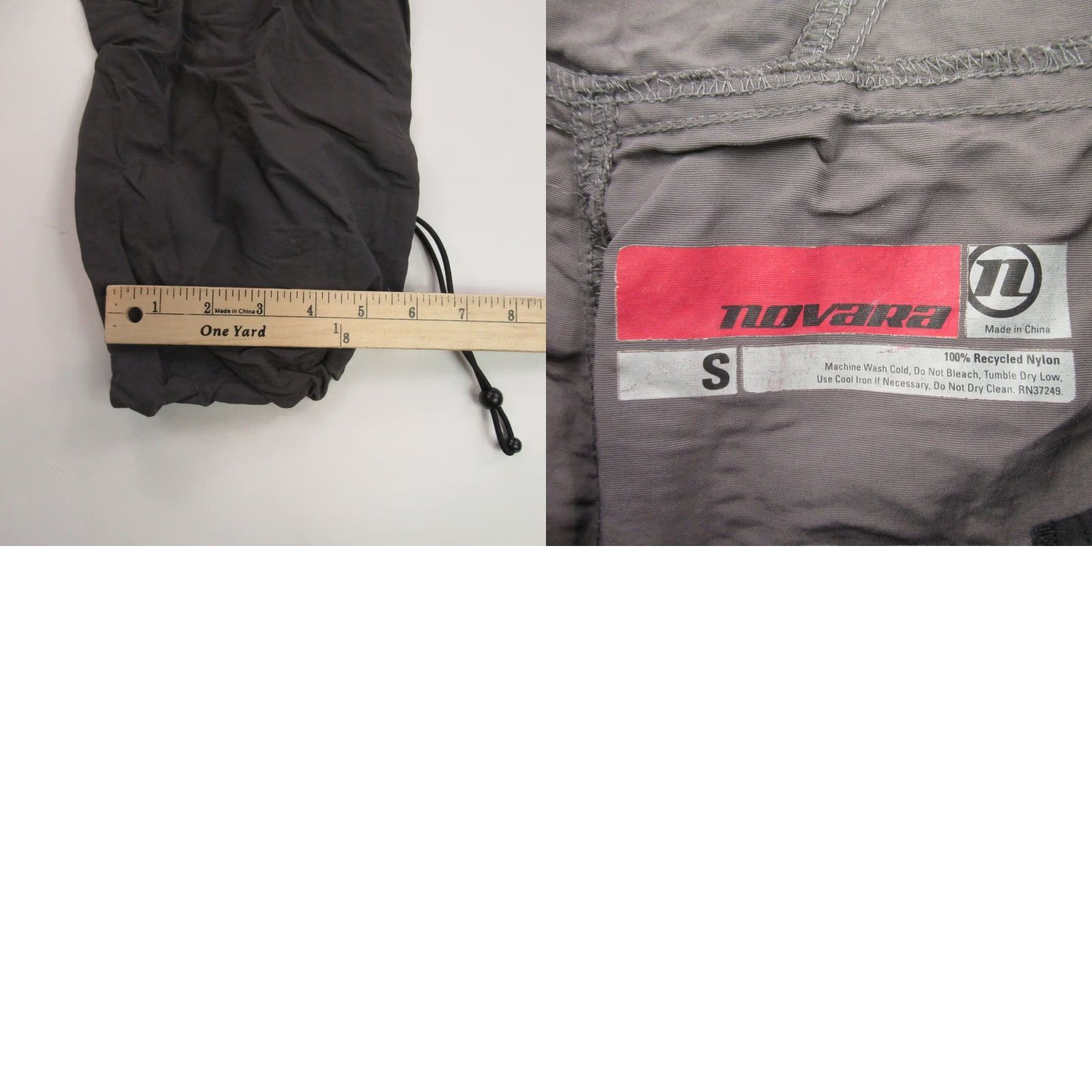 Vintage Novara Pants Women Small Lightweight Straight Leg Outdoors Stretch Gray Casual Travel Size 28" / US 6 / IT 42 - 8 Thumbnail