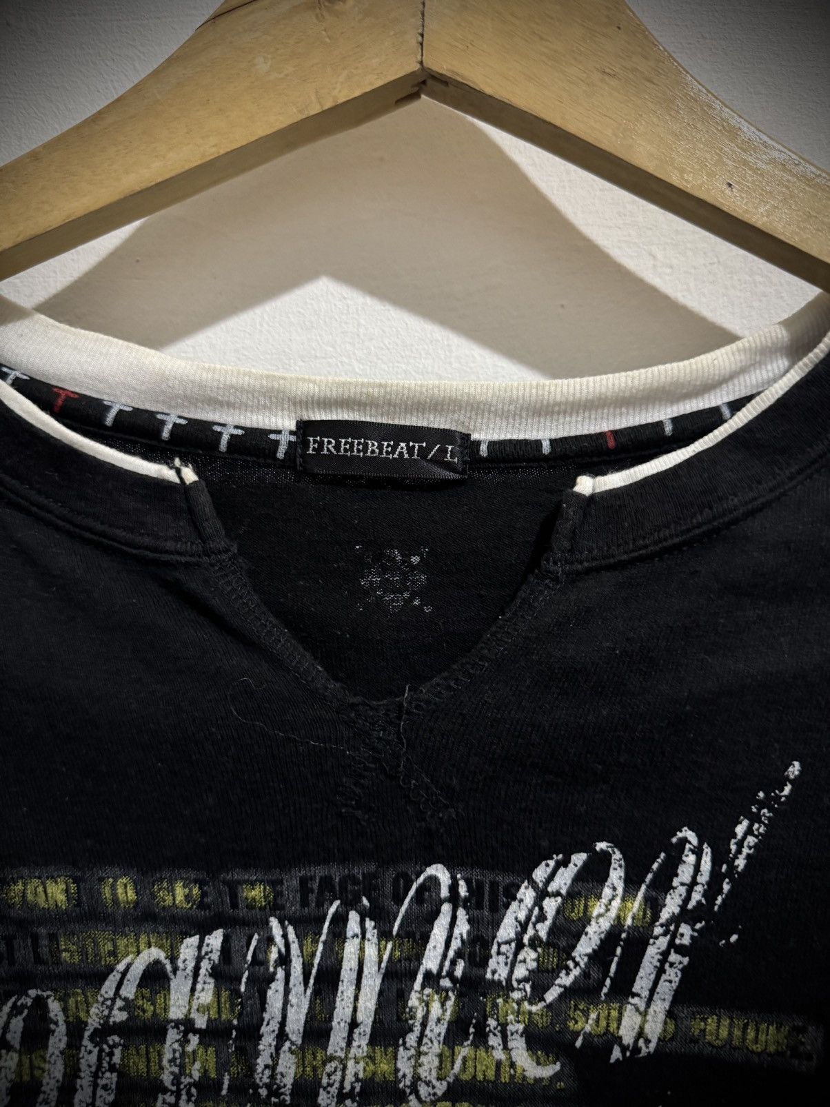 Hysteric Glamour Y2k Free beat double layer poem ifsixwasnine tshirt Size US L / EU 52-54 / 3 - 3 Thumbnail