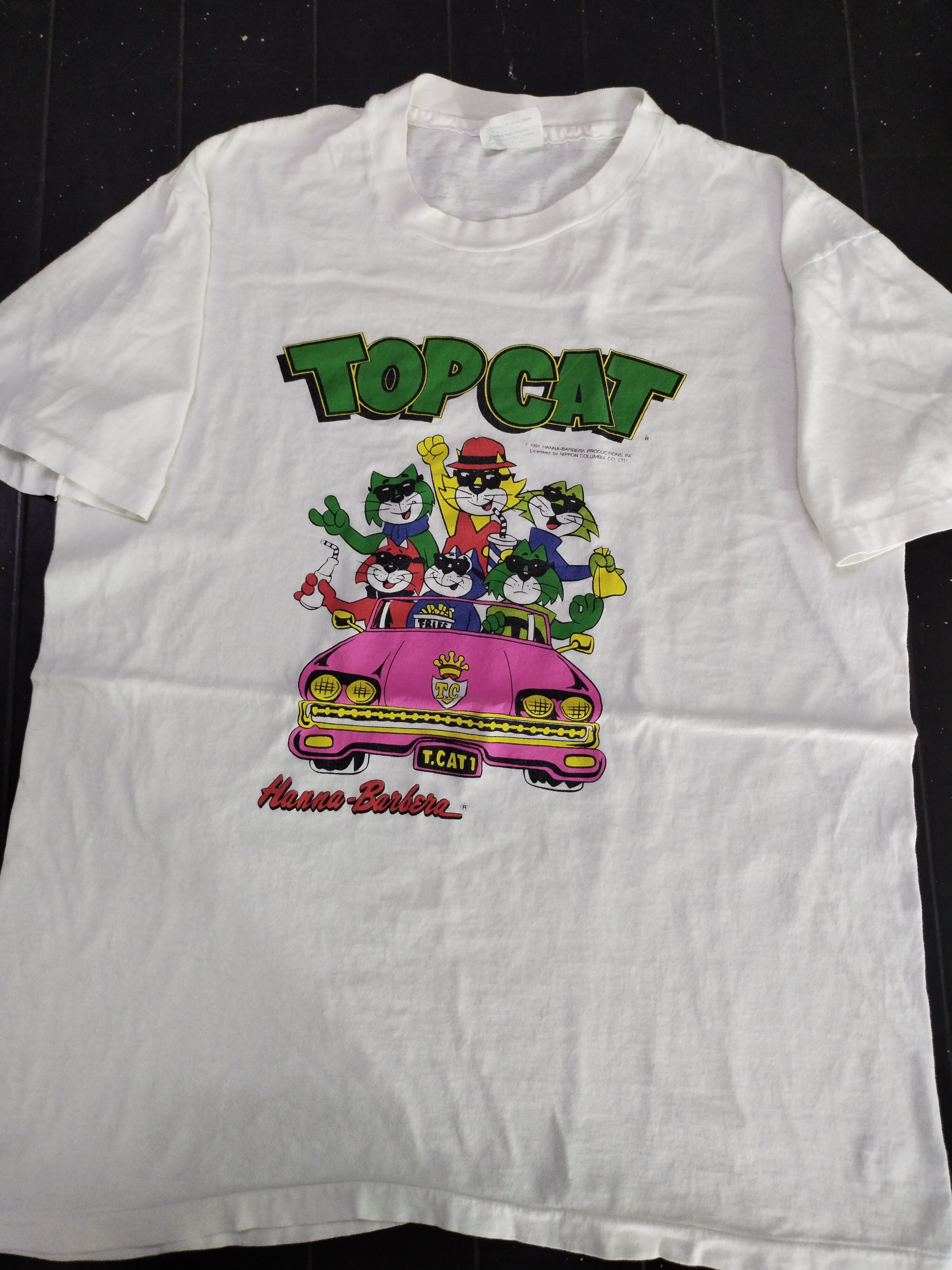 Vintage 90's Vintage top Cat Hanna Barbera Nippon Colombia Shirt Tee Size US L / EU 52-54 / 3 - 1 Thumbnail