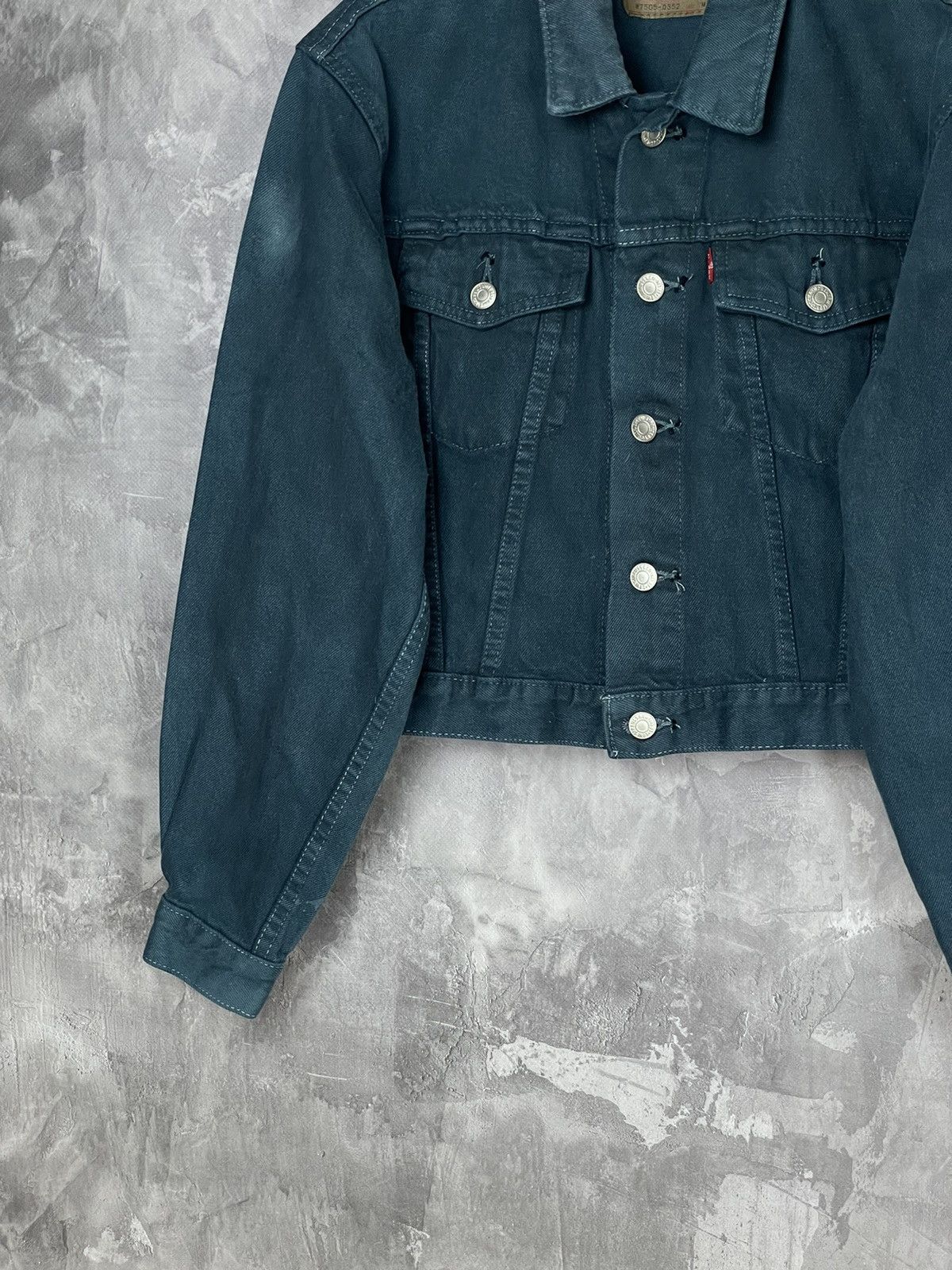 Levi's × Vintage VINTAGE 90s LEVIS Made In Japan DENIM TRUCKER JACKET MEDIUM Size M / US 6-8 / IT 42-44 - 5 Thumbnail
