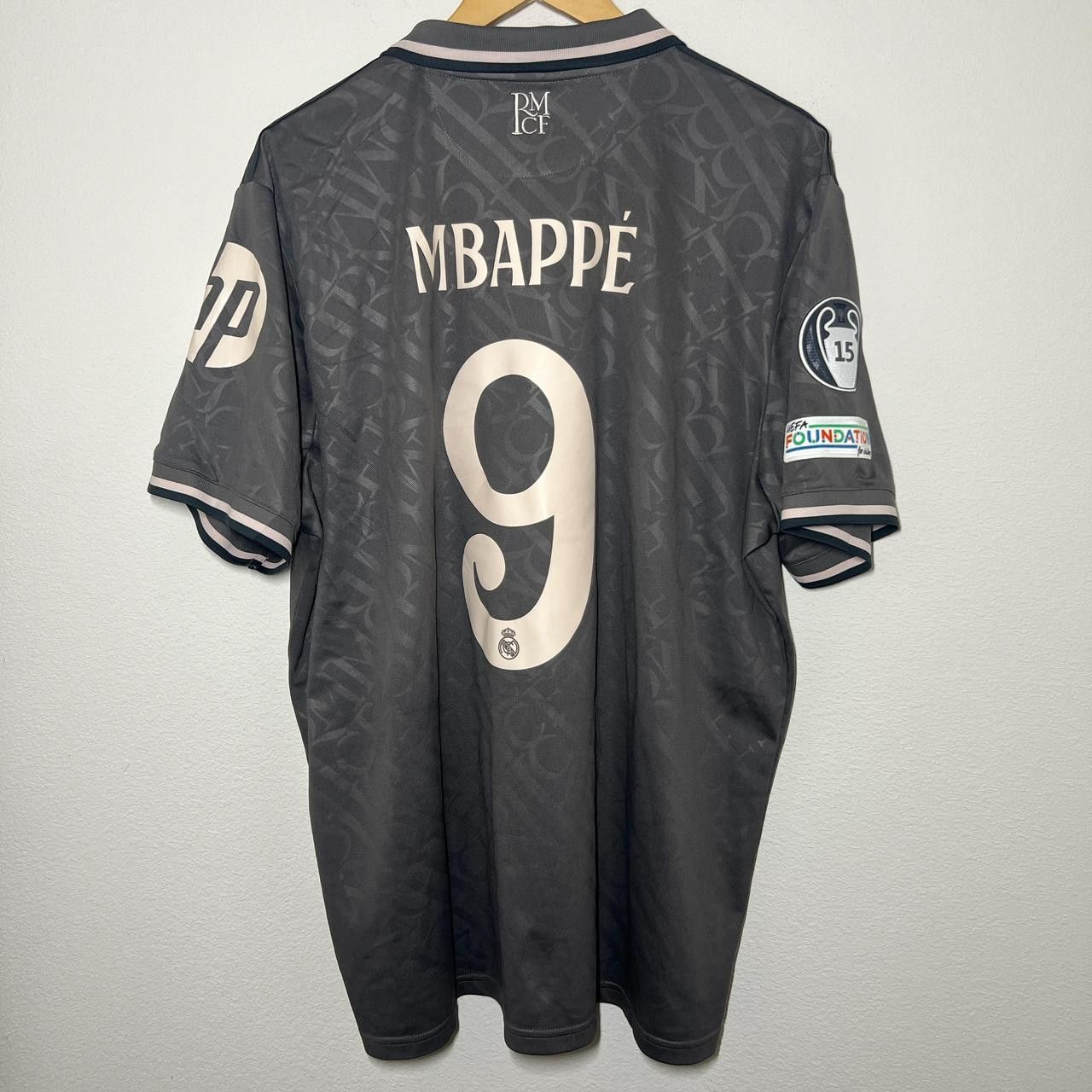 Adidas Real Madrid Kylian Mbappe 2024-2025 Third Jersey UCL Size US XXL / EU 58 / 5 - 1 Thumbnail