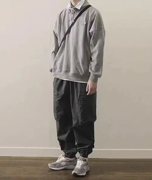 Japanese Brand 20SS Indigo Union Japan Grey Worker Jogger Pants Size US 32 / EU 48 - 2 Thumbnail