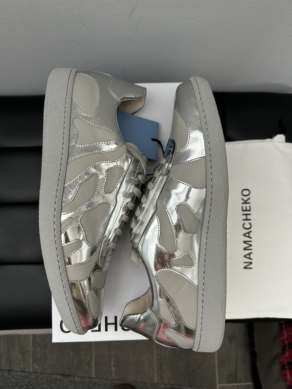 Namacheko Namacheko AW22 Murabi GAT Sneakers Silver Size US 10 / EU 43 - 6 Thumbnail