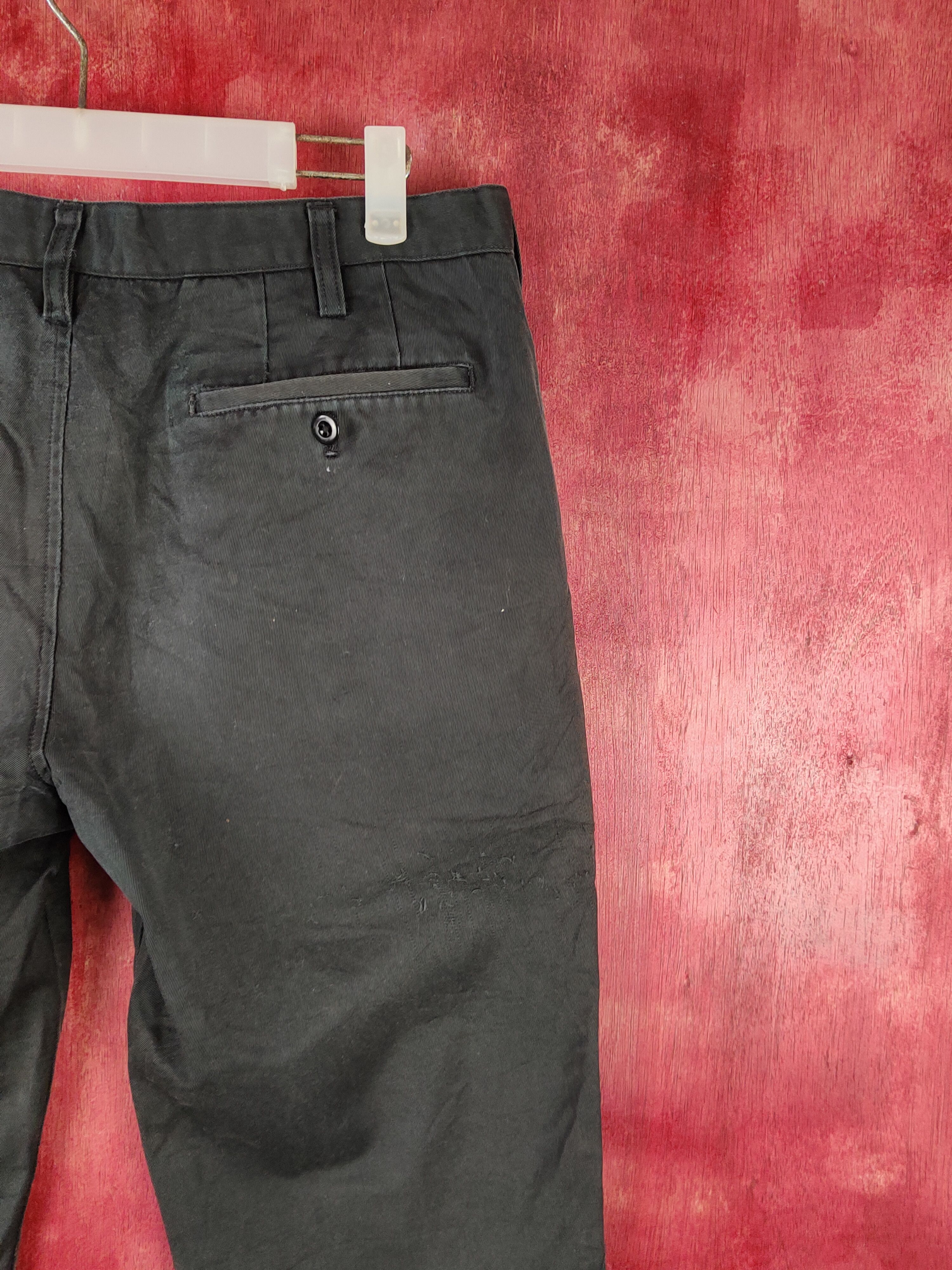 Japanese Brand Uniqlo Black Faded vintage Casual Pants #S2265 Size US 32 / EU 48 - 11 Thumbnail