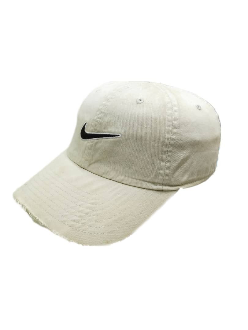 Vintage distressed NIKE swoosh embroidery hats