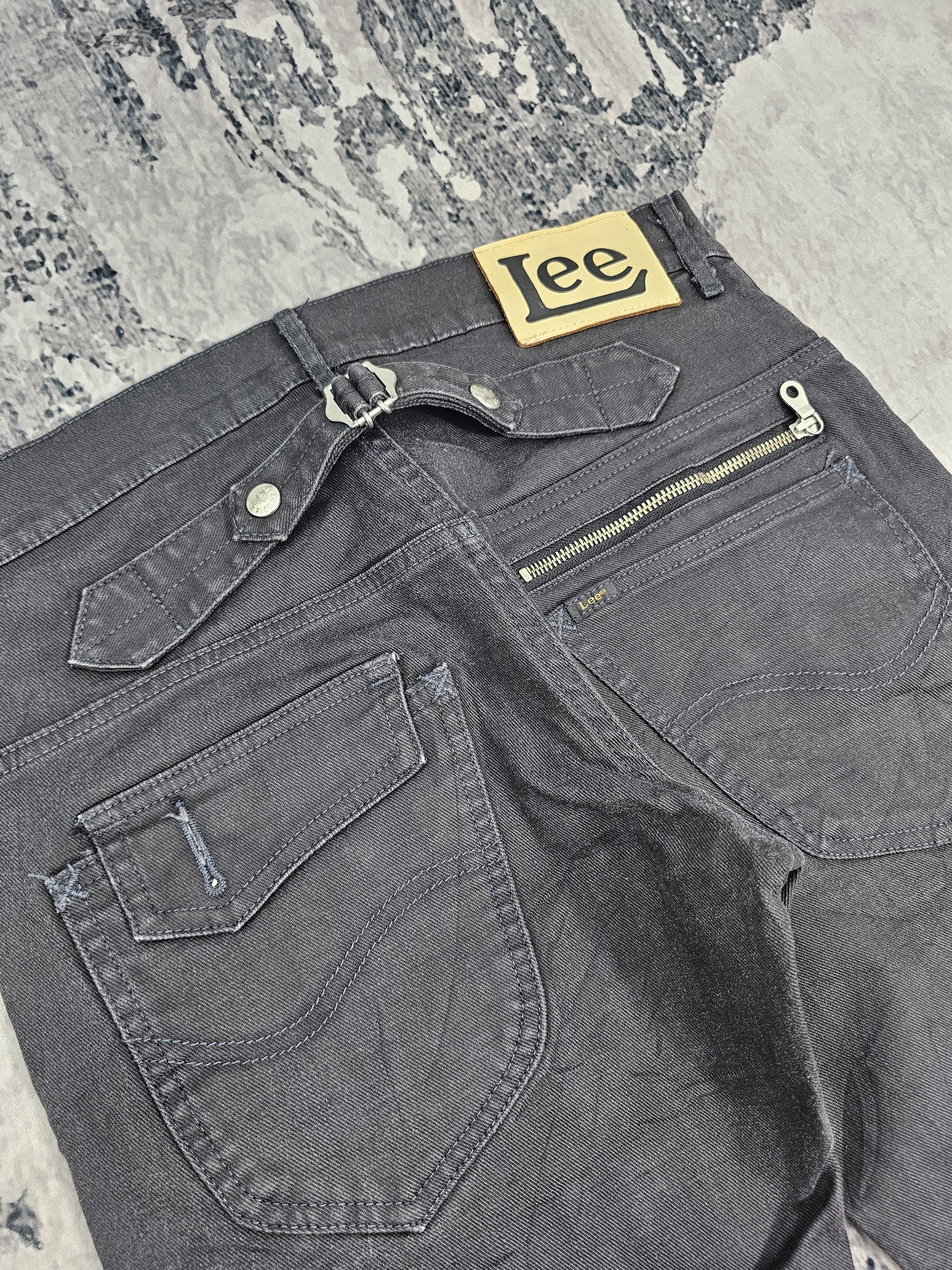 Lee LEE RIDERS Multi Zipper Punk Design Buckle Jeans JB0276 Size US 32 / EU 48 - 7 Thumbnail