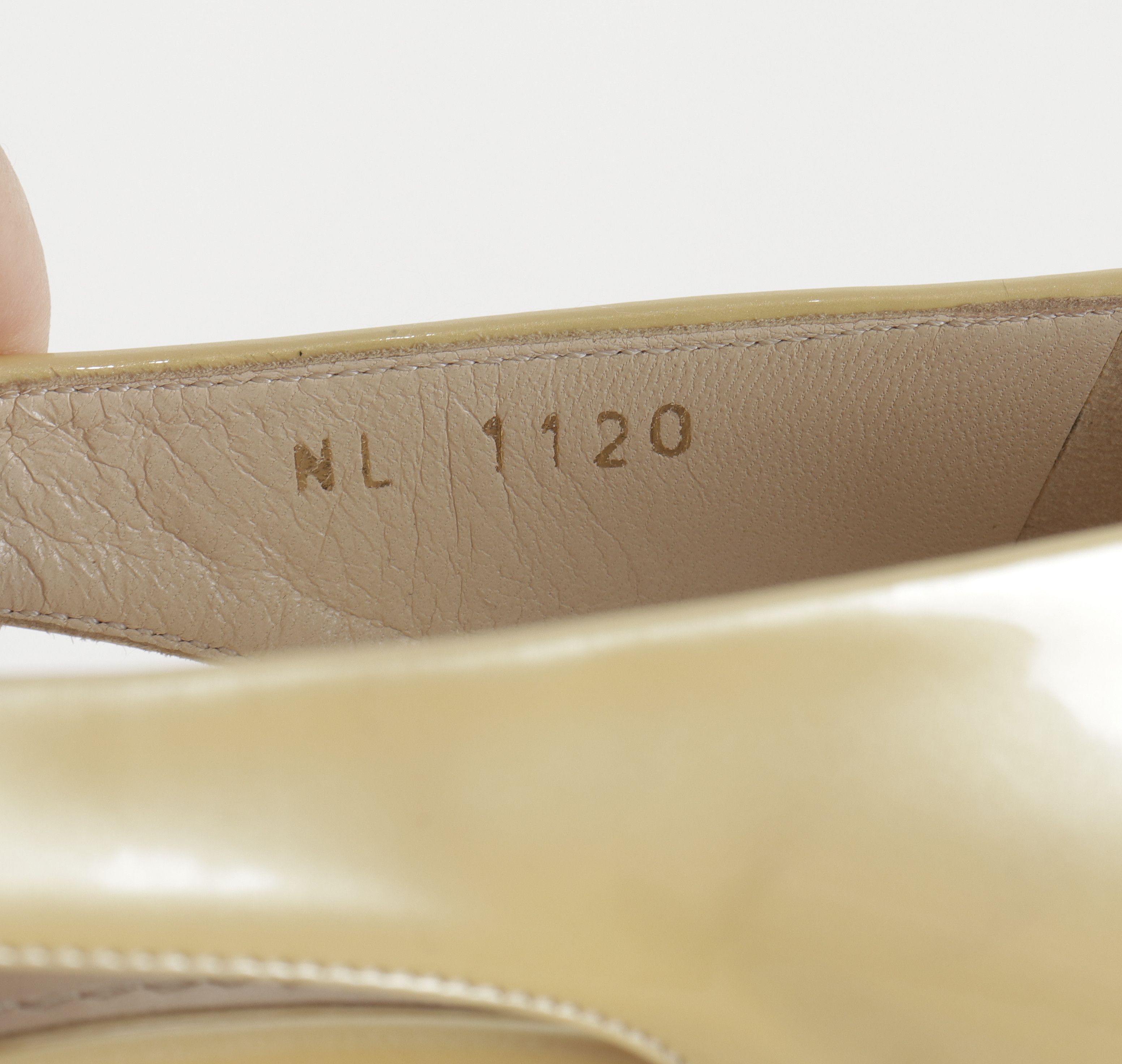 Louis Vuitton Louis Vuitton Leather Yellow High Heel Open Toe Shoes Size US 7.5 / IT 37.5 - 17 Thumbnail