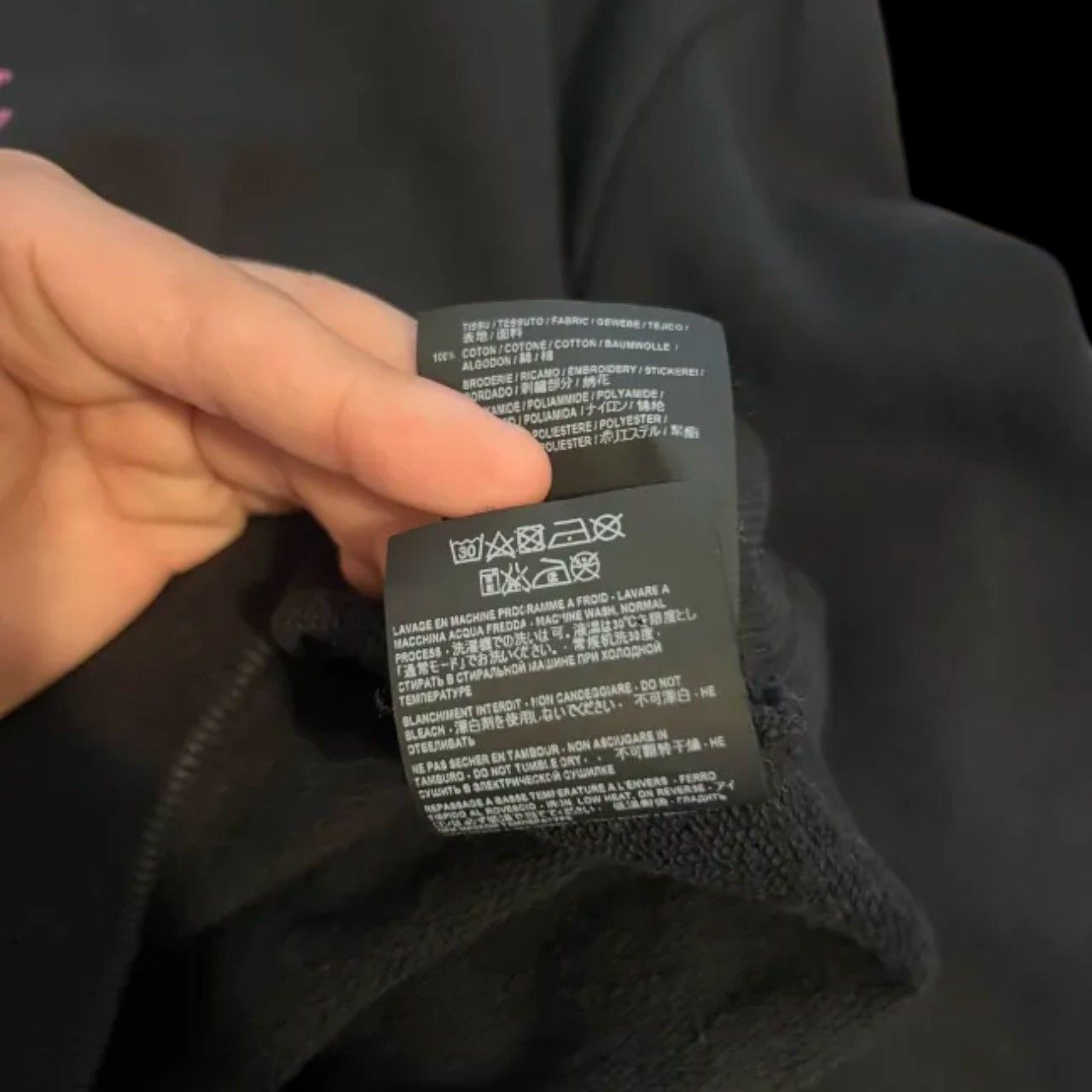 Saint Laurent Paris Saint Laurent Paris Glitter Hoodie Size US S / EU 44-46 / 1 - 6 Thumbnail