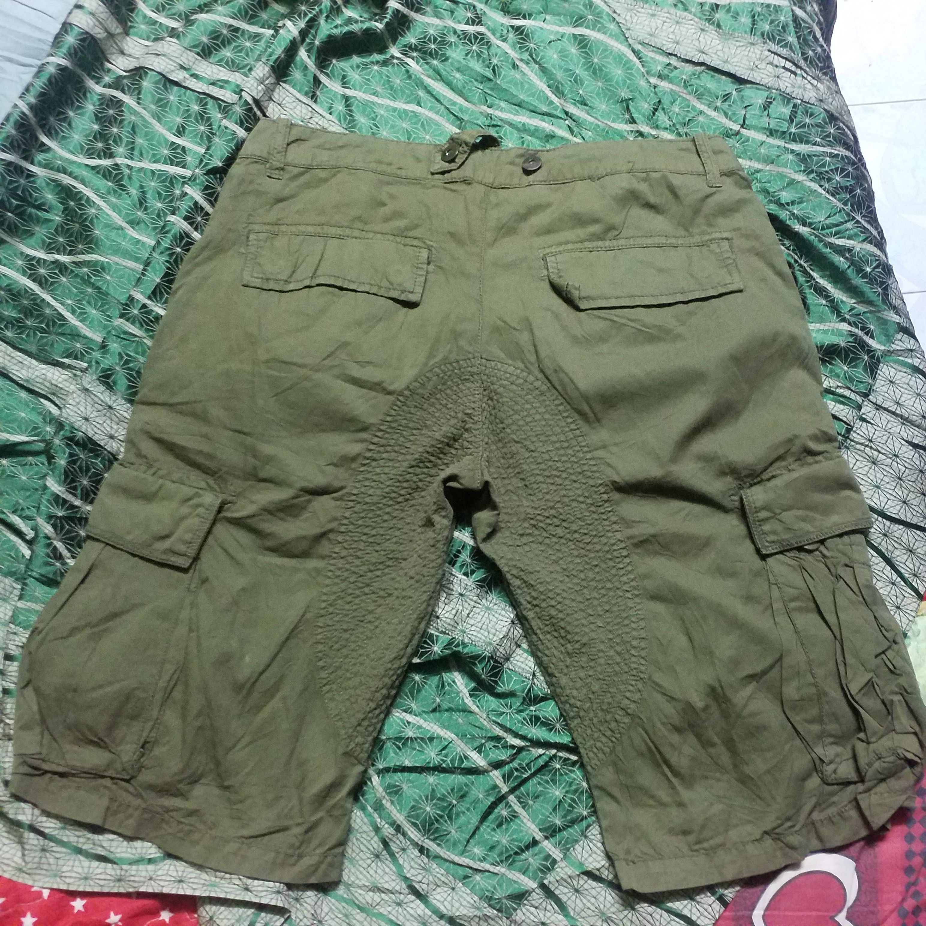 BUFFALO BOBS BUFFALO BOBS CARGO SHORT ARMY GREEN Size 32" / US 10 / IT 46 - 2 Thumbnail