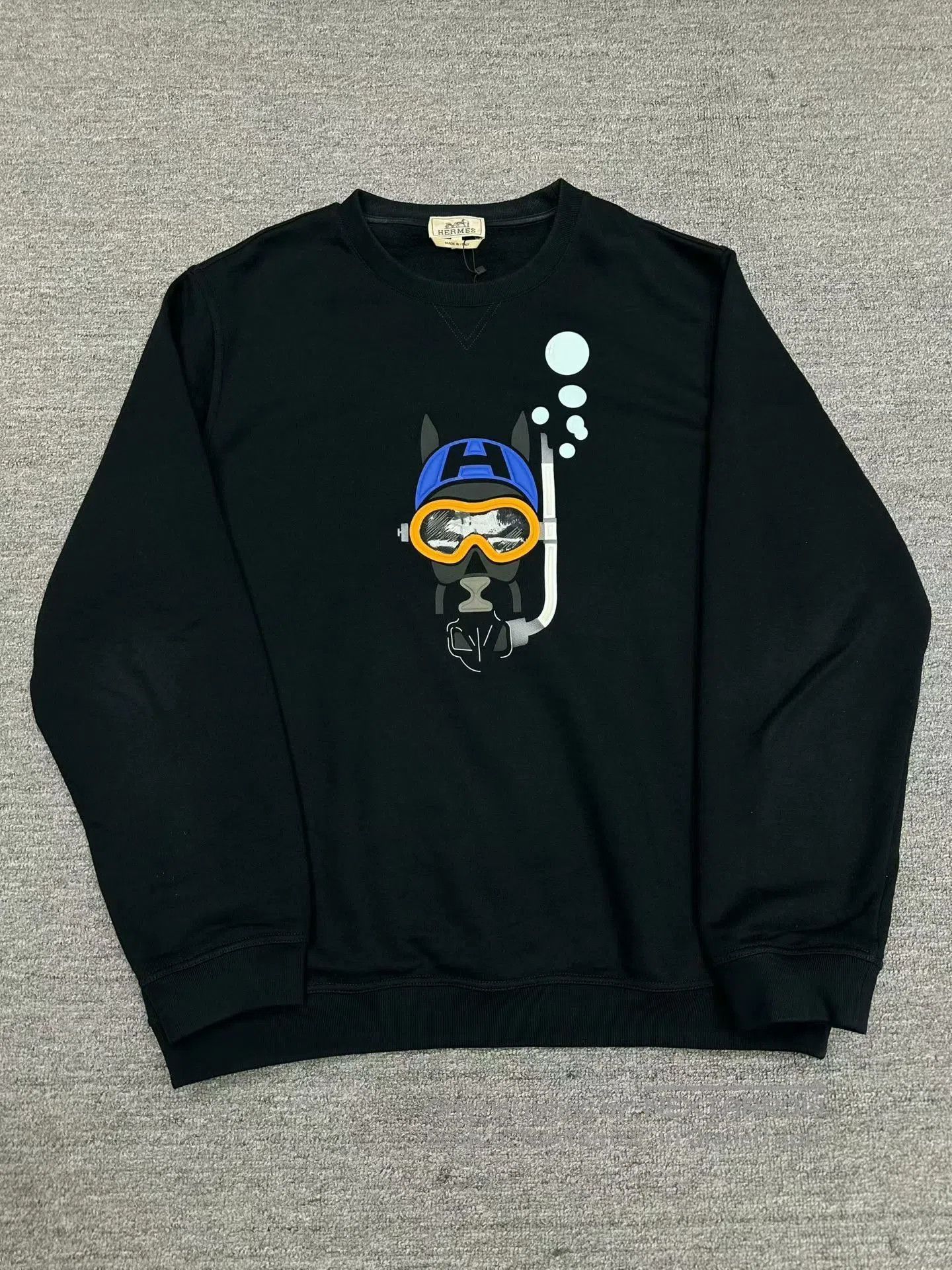 Hermes hermes new animal print sweatshirt in black. Size US XXL / EU 58 / 5 - 1 Thumbnail