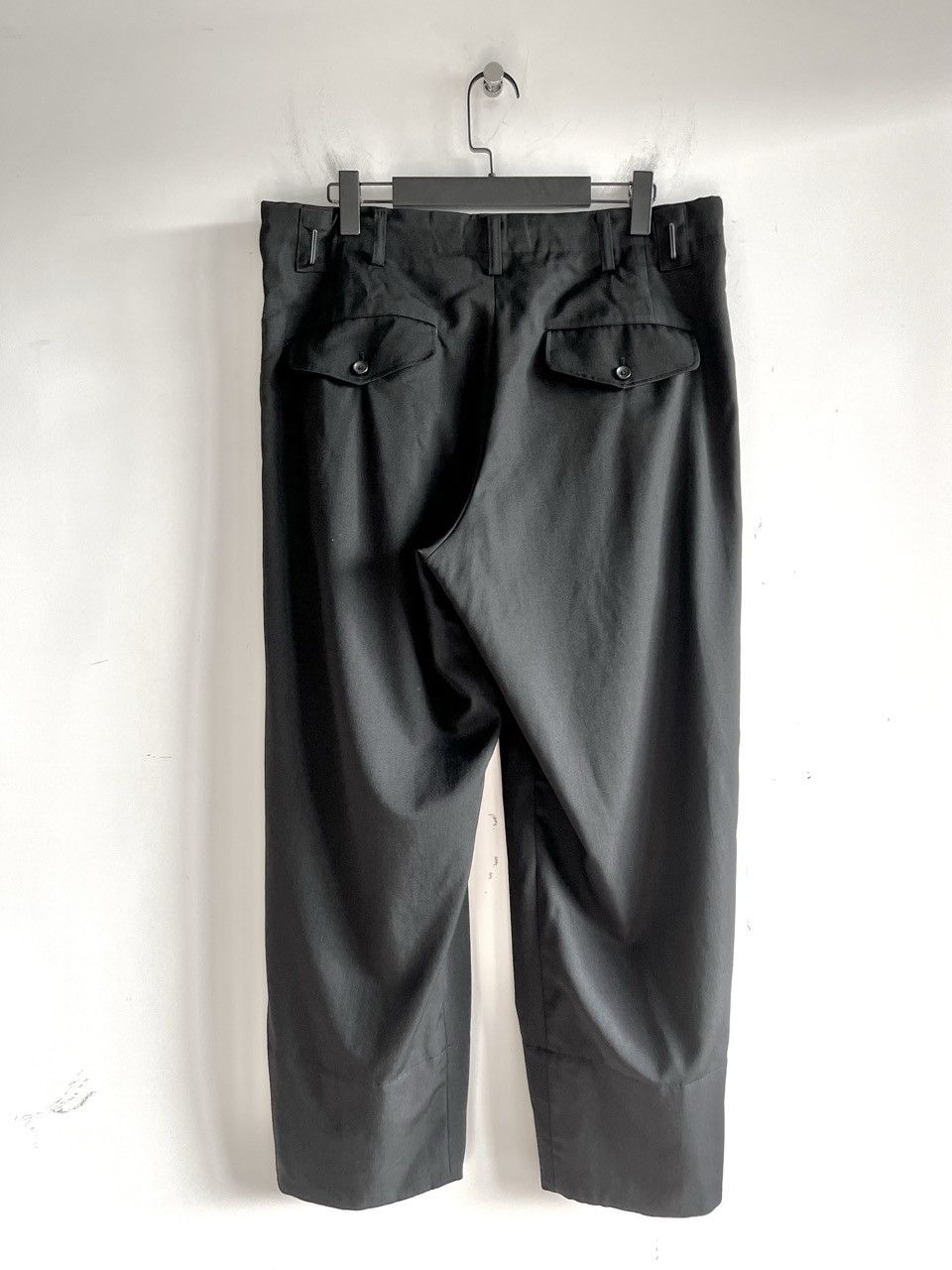 Yohji Yamamoto Yohji Yamamoto Pour Homme W/Gabardine Side Button 2Tuck Pant Size US 32 / EU 48 - 2 Thumbnail