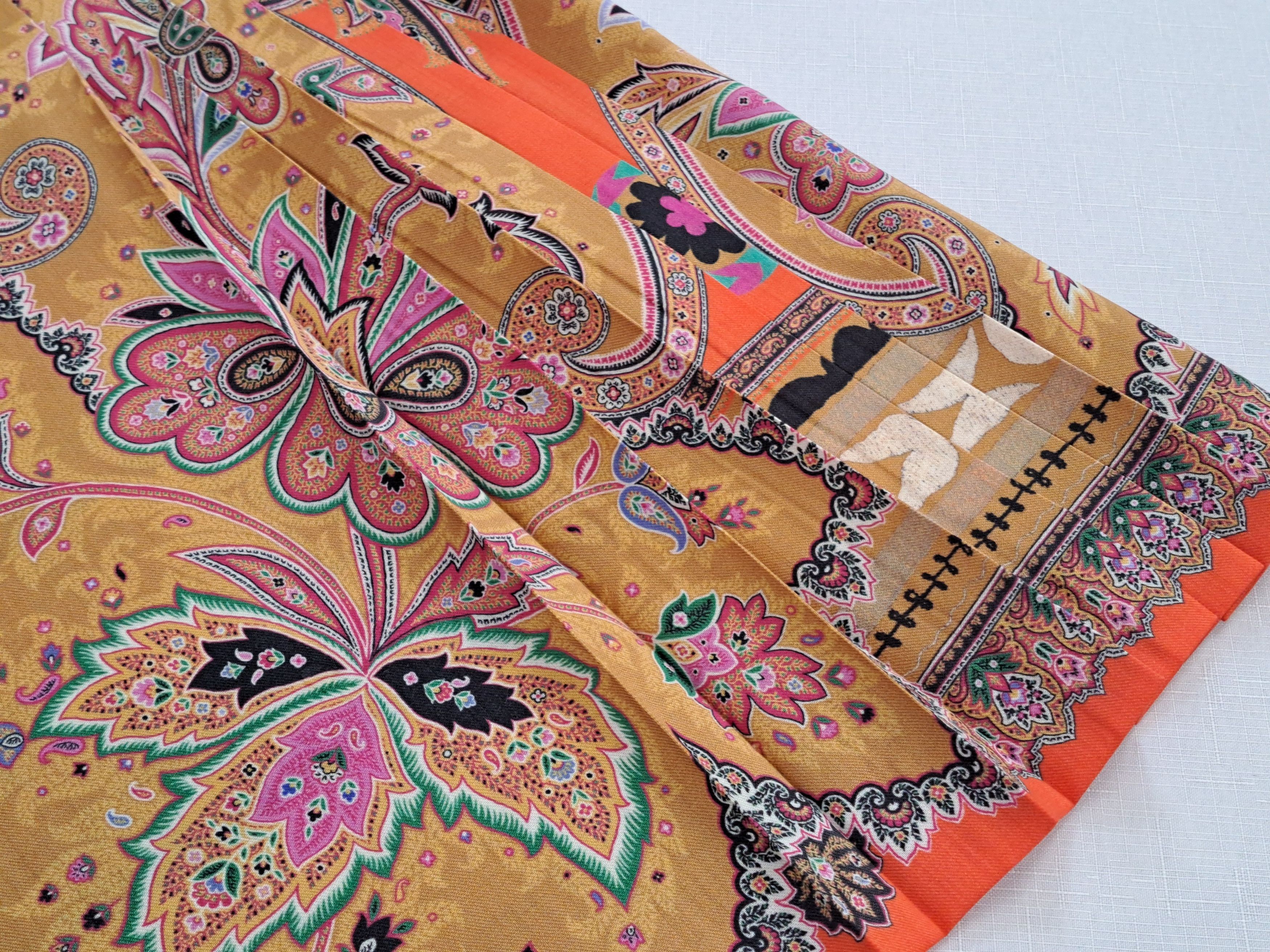 Etro ETRO multicolor paisley/floral wool skirt. Size 42IT Size 28" / US 6 / IT 42 - 10 Thumbnail