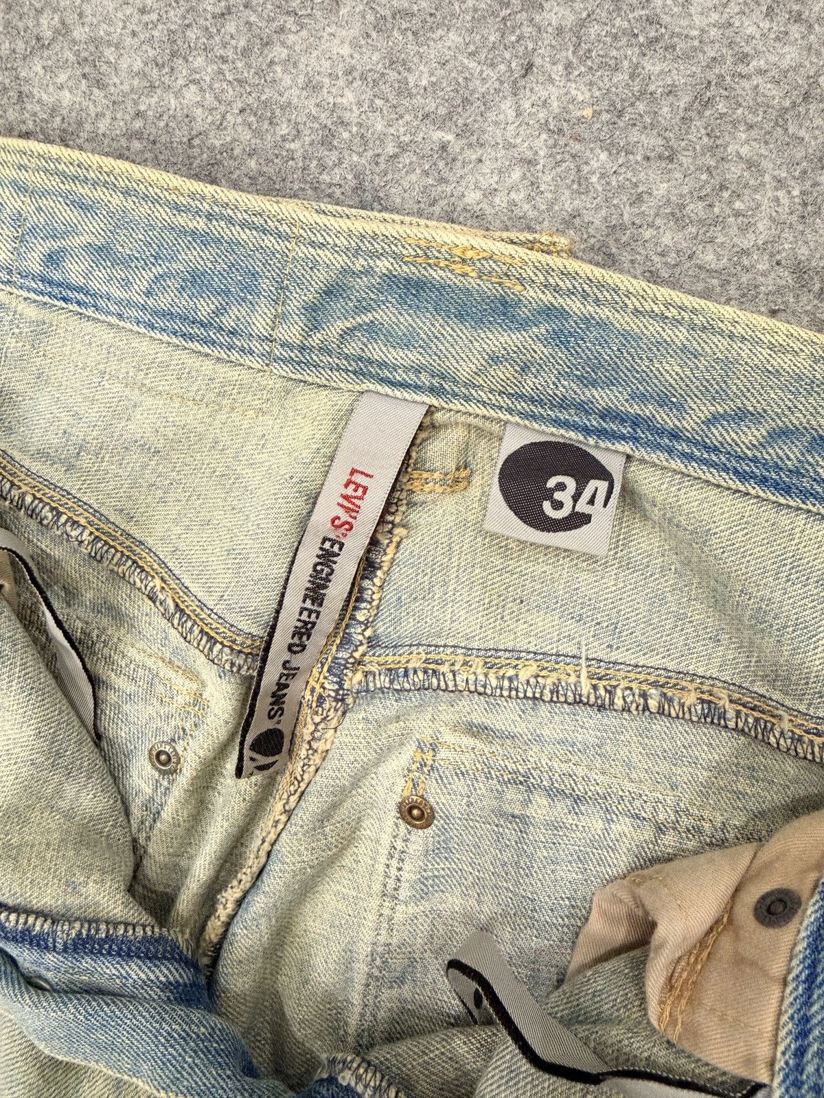 Levi's Vintage Levis Engineered buckle belt jeans Size US 34 / EU 50 - 6 Thumbnail