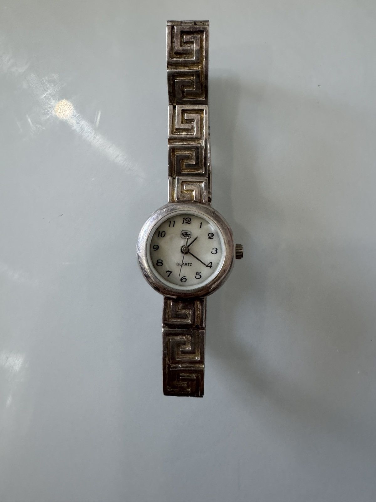 Other Geanni Sabatini Silver Watch Greek Key Bracelet Strap 19cm Size ONE SIZE - 1 Thumbnail