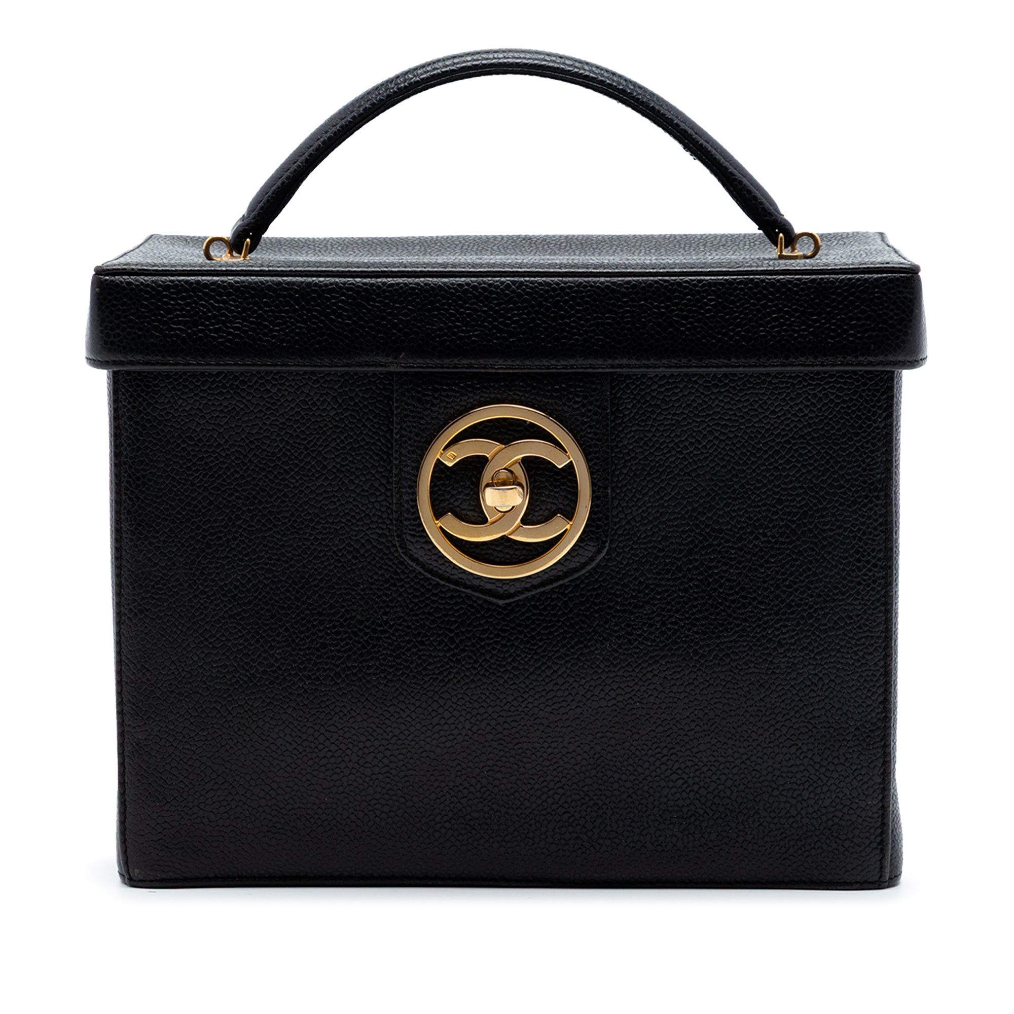 Chanel CC Caviar Turnlock Vanity Bag Size ONE SIZE - 1 Thumbnail