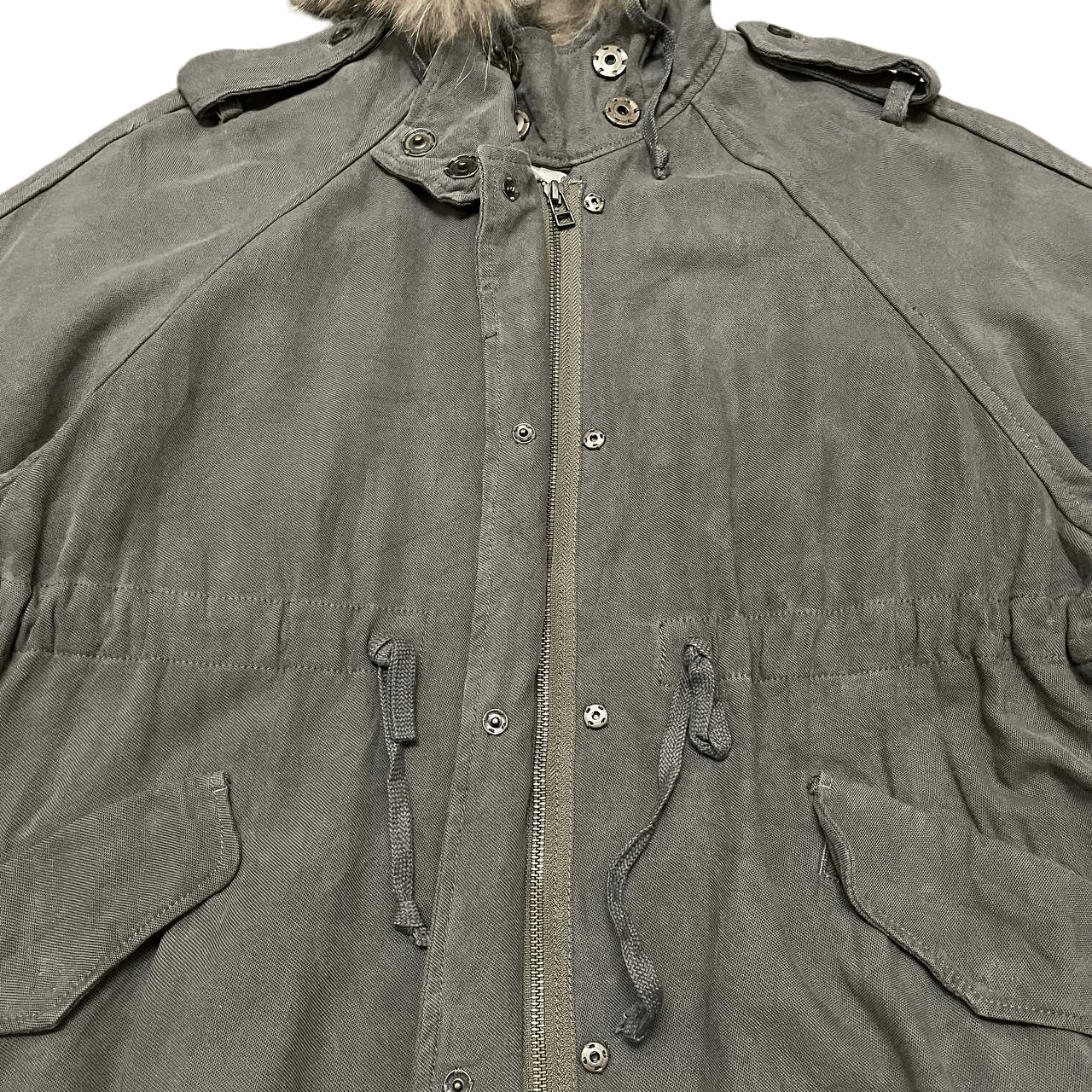 Hysteric Glamour Vintage Balcony and Bed Raccoon Fur Jacket Military Style Size US M / EU 48-50 / 2 - 7 Thumbnail