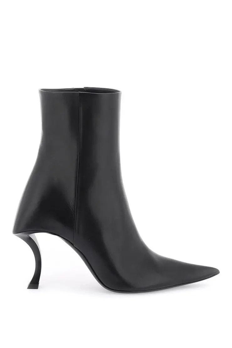 o1s22i1n0424 Hourglass Ankle Boots in Black