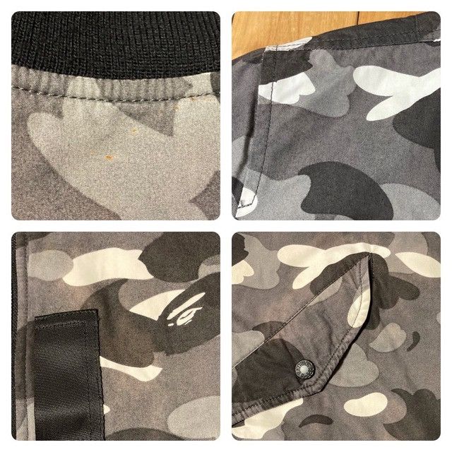 Bape 💫Glow in the dark💫 BAPE MA-1 Bomber Jacket city camo APE Size US XL / EU 56 / 4 - 7 Thumbnail