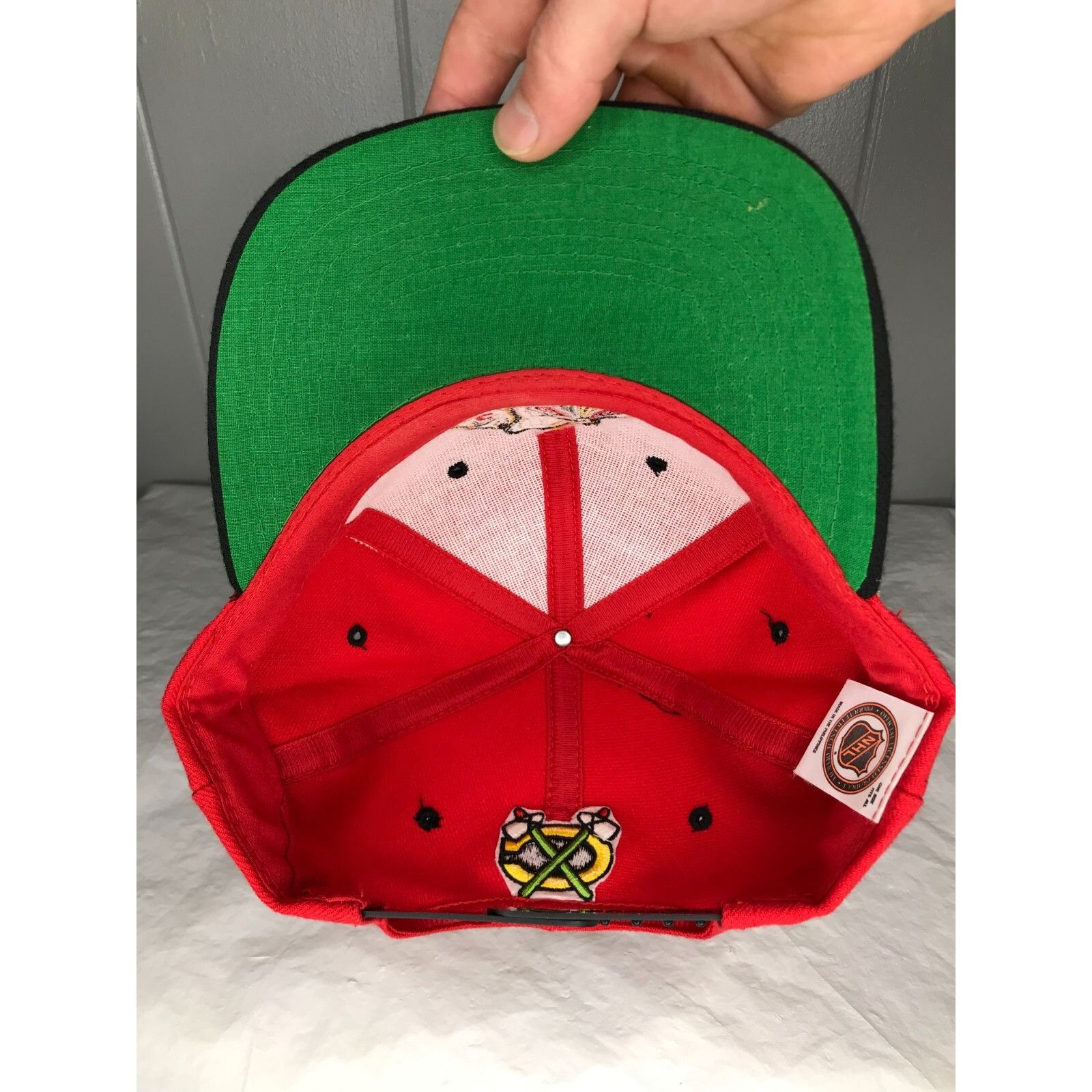 Sports Specialties Vintage Chicago Blackhawks Plain Logo back hit wool Hat NHL Size ONE SIZE - 5 Thumbnail
