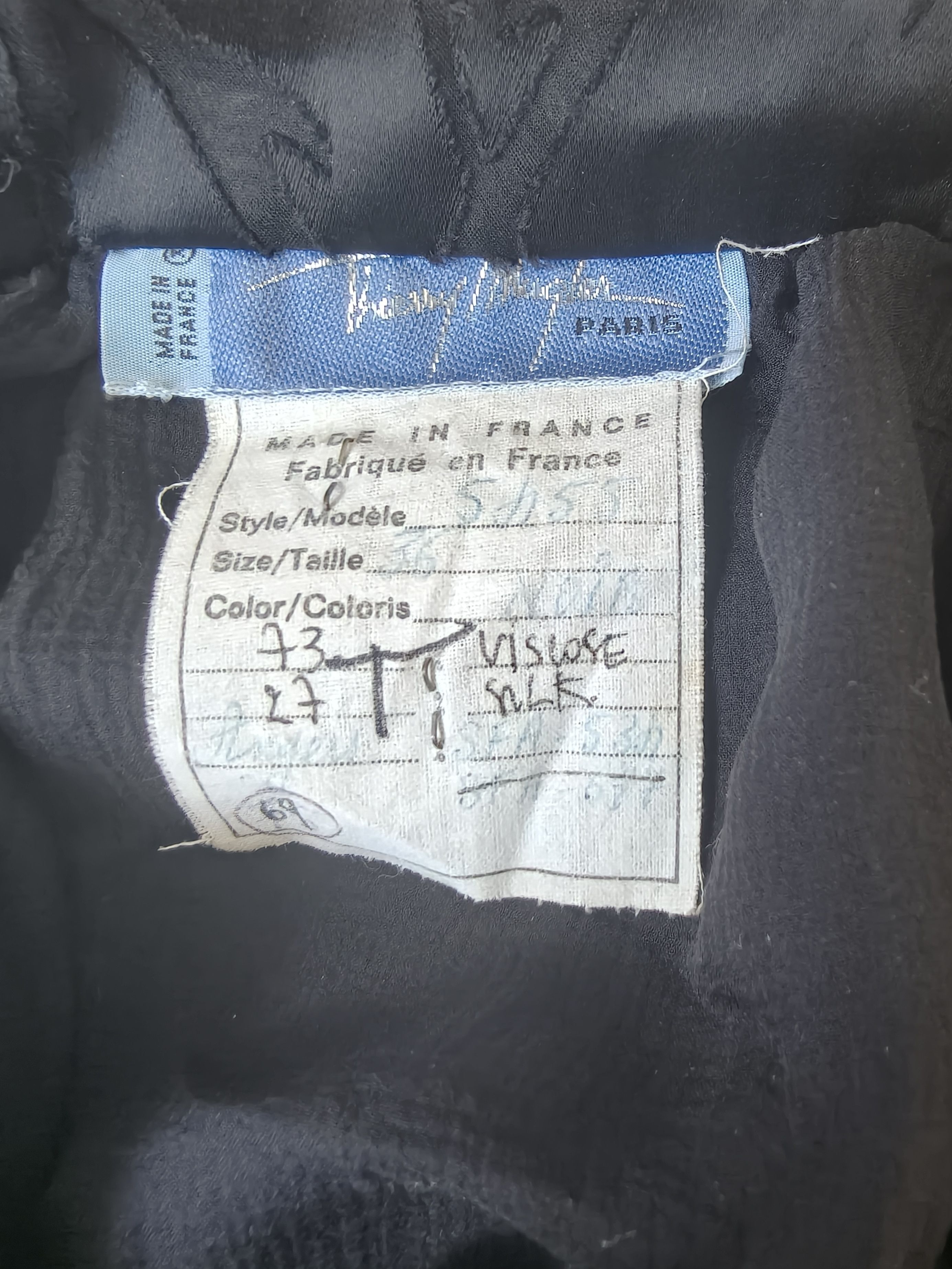 Thierry Mugler Thierry Mugler 1998 Croisière Prototype Silk Pants Size 26" / US 2 / IT 38 - 3 Thumbnail