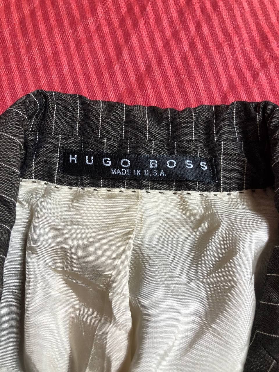 Hugo Boss × Vintage Blazer Hugo Boss Handcrafted finished Size 40R - 15 Thumbnail