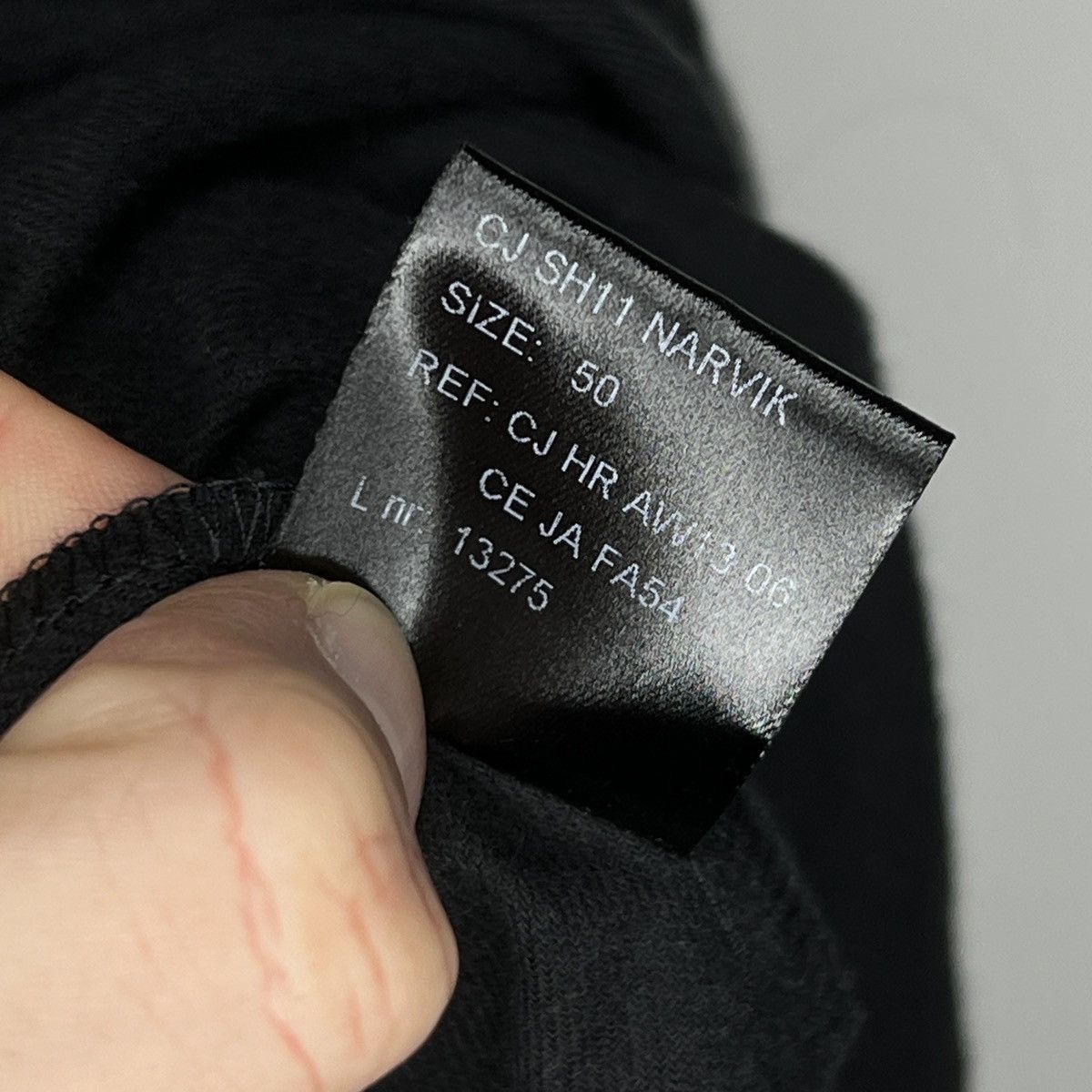 Cedric Jacquemyn Cedric Jacquemyn Hraun High Collar Longsleeve Shirt Black Size US M / EU 48-50 / 2 - 14 Thumbnail