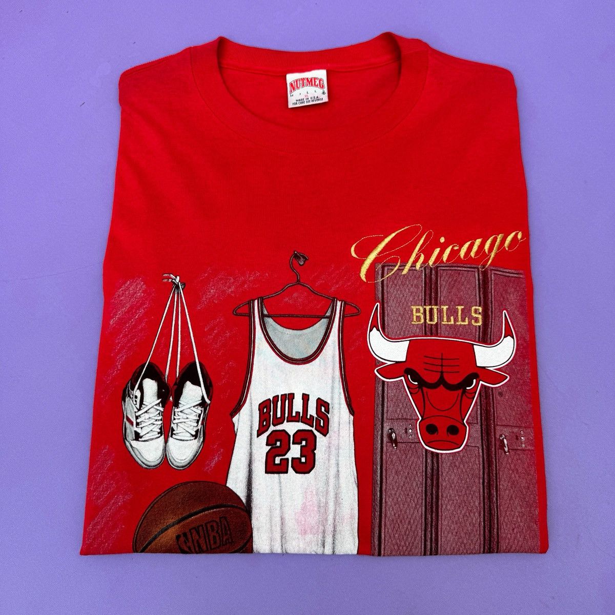 Other Vintage's Chicago Bulls T-Shirt Size US XL / EU 56 / 4 - 2 Thumbnail