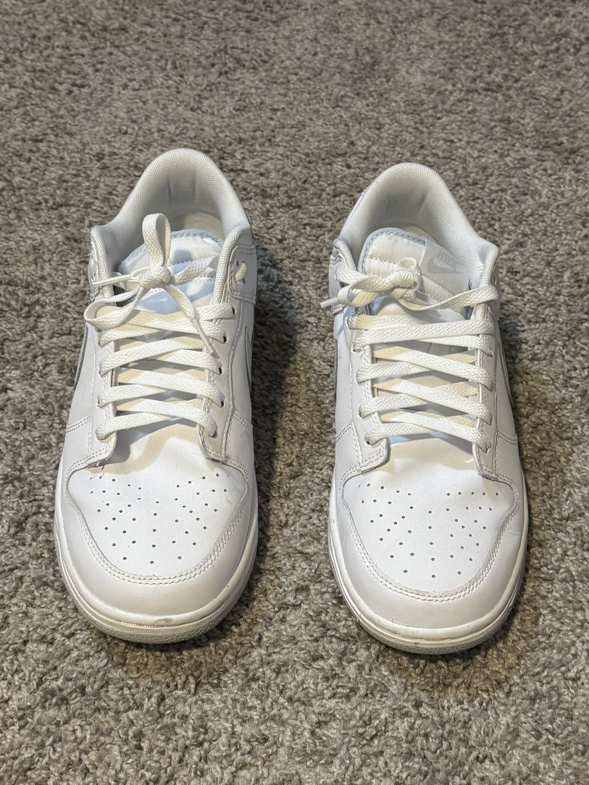 Nike Nike Dunk Low Retro White Pure Platinum Size US 10.5 / EU 43-44 - 6 Thumbnail
