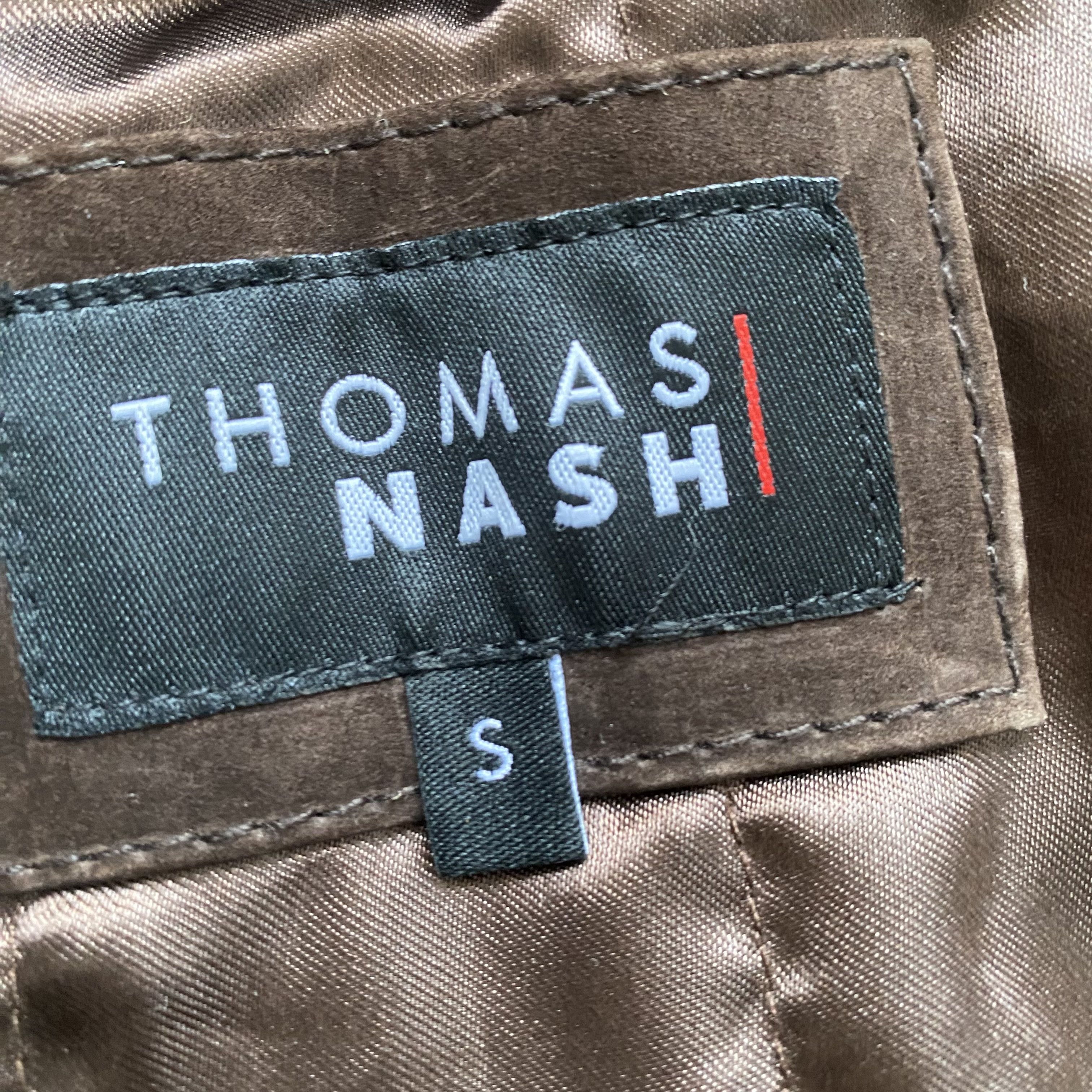Genuine Leather Thomas Vintage Bomber Leather Suede Jacket Brown Y2K Size US S / EU 44-46 / 1 - 7 Thumbnail