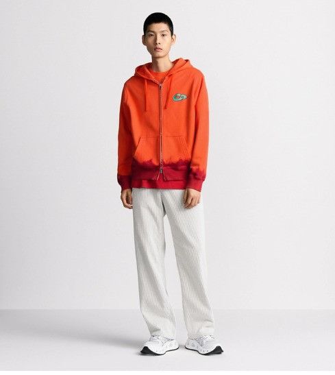 Dior × Kaws o1w1db11025 513J201 Cotton Fleece Hooded Sweatshirt Size US L / EU 52-54 / 3 - 4 Thumbnail