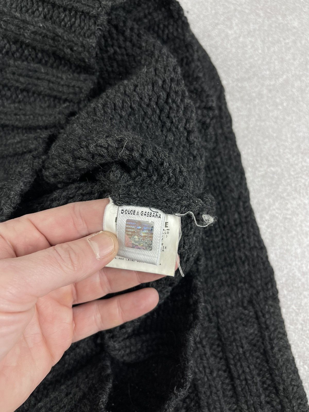 Dolce & Gabbana × Vintage Vintage Dolce & Gabbana Wool Knit Sweater Turtleneck Women’s Size L / US 10 / IT 46 - 9 Thumbnail