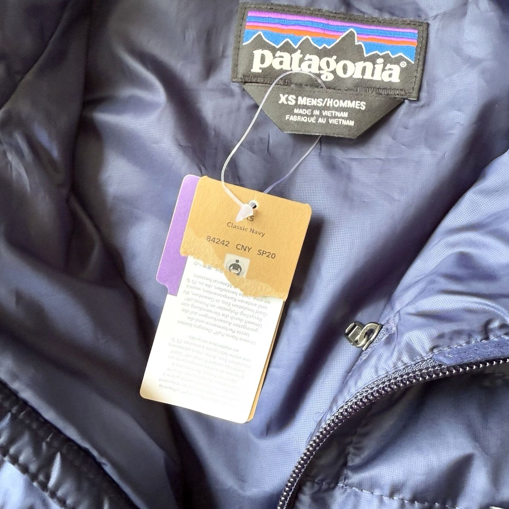 Patagonia Patagonia Nano Puff Vest XS Navy Full Zip Outdoors Insulated Outerwear NWT Size US XS / EU 42 / 0 - 7 Thumbnail