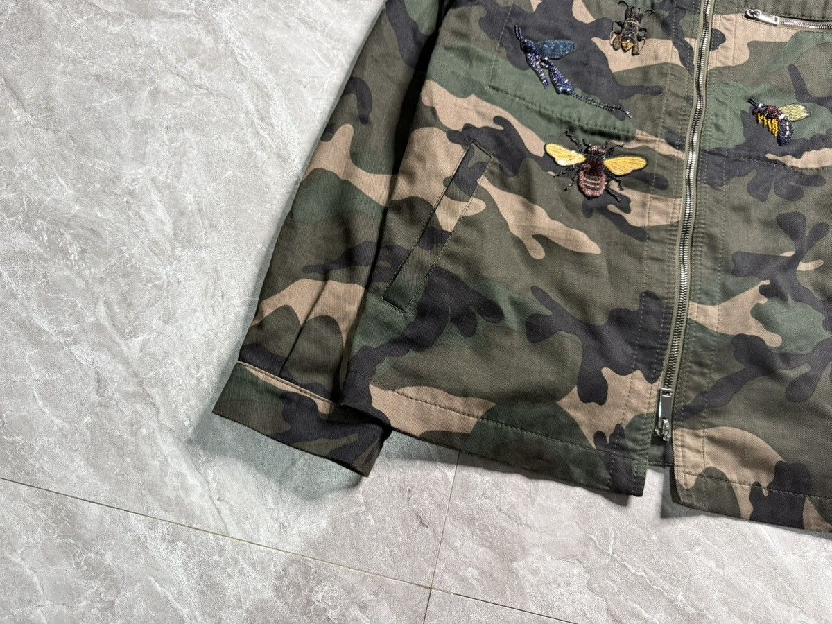 Valentino Valentino Embroidered Bugs Camouflage Print Jacket Size US S / EU 44-46 / 1 - 7 Thumbnail