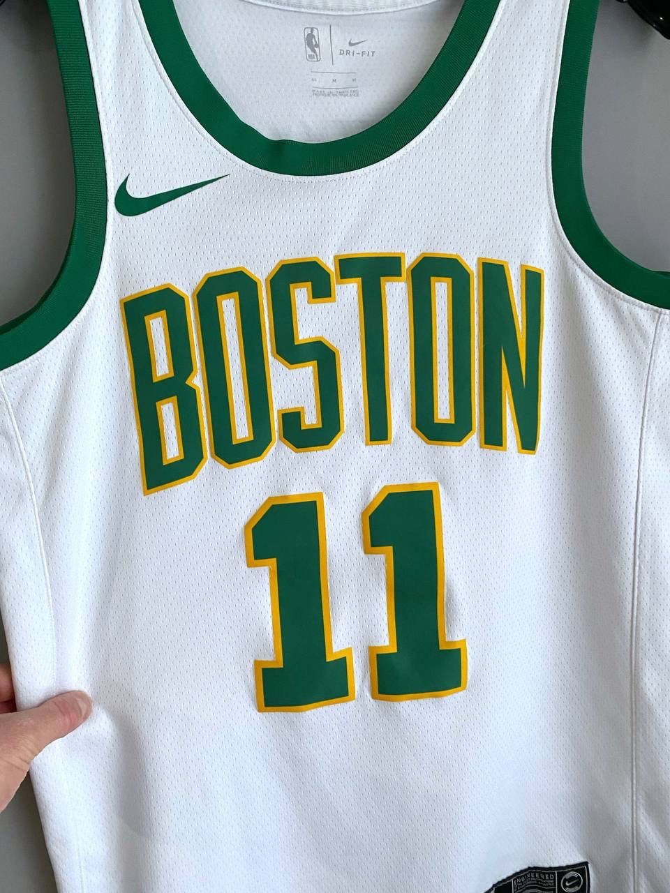 NBA × Nike NBA Basketball Jersey Boston Celtics #11 Irving M AJ4596-101 Size US M / EU 48-50 / 2 - 5 Thumbnail